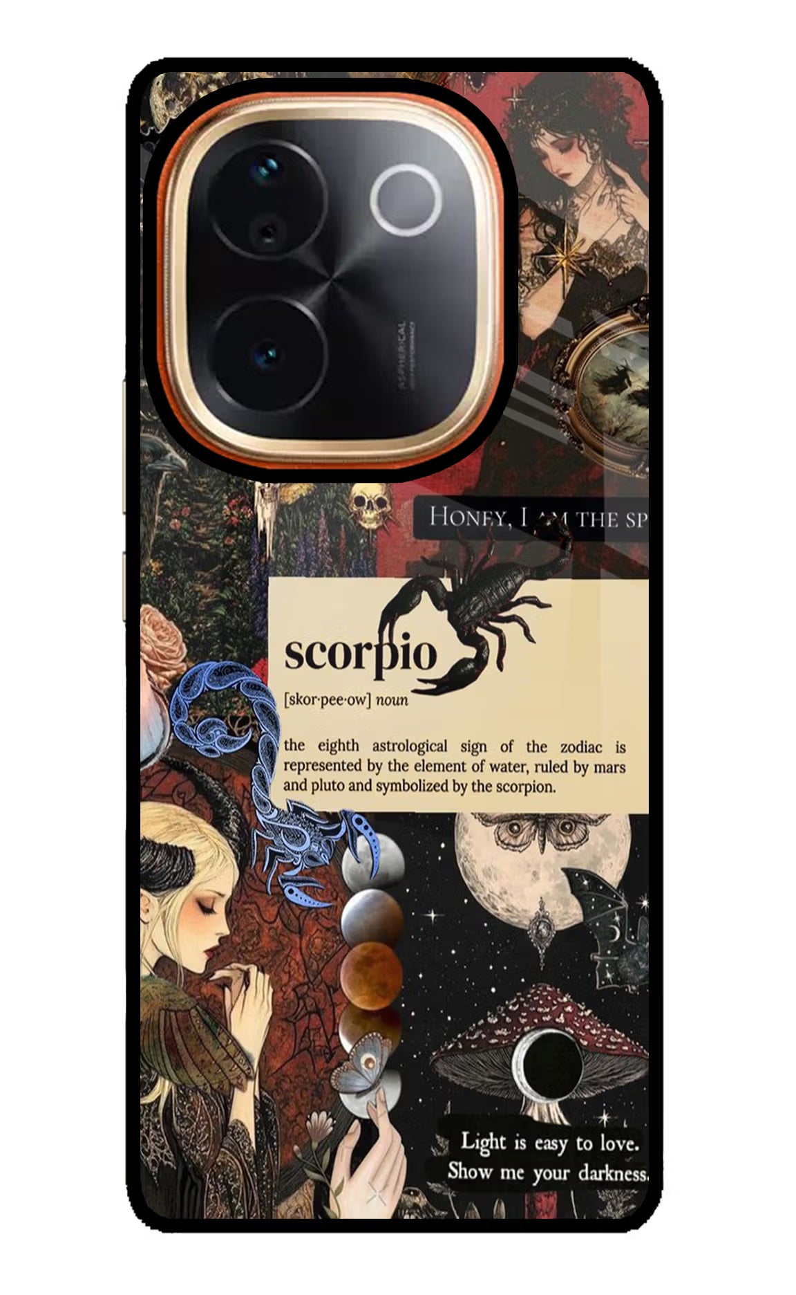 Scorpio Zodiac IQOO Z9S Pro 5G Glass Case - Scorpio Zodiac IQOO Z9S Pro 5G Glass Case Scorpio Zodiac IQOO Z9S Pro 5G Glass Case