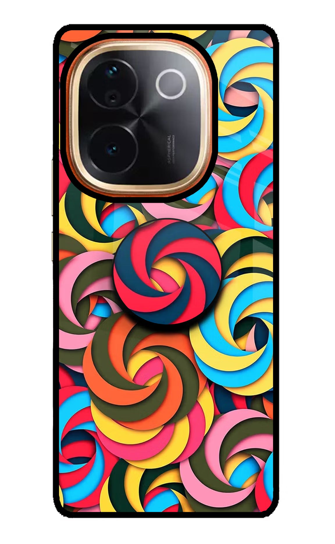 Spiral Pattern IQOO Z9S Pro 5G Pop Case by Casekaro