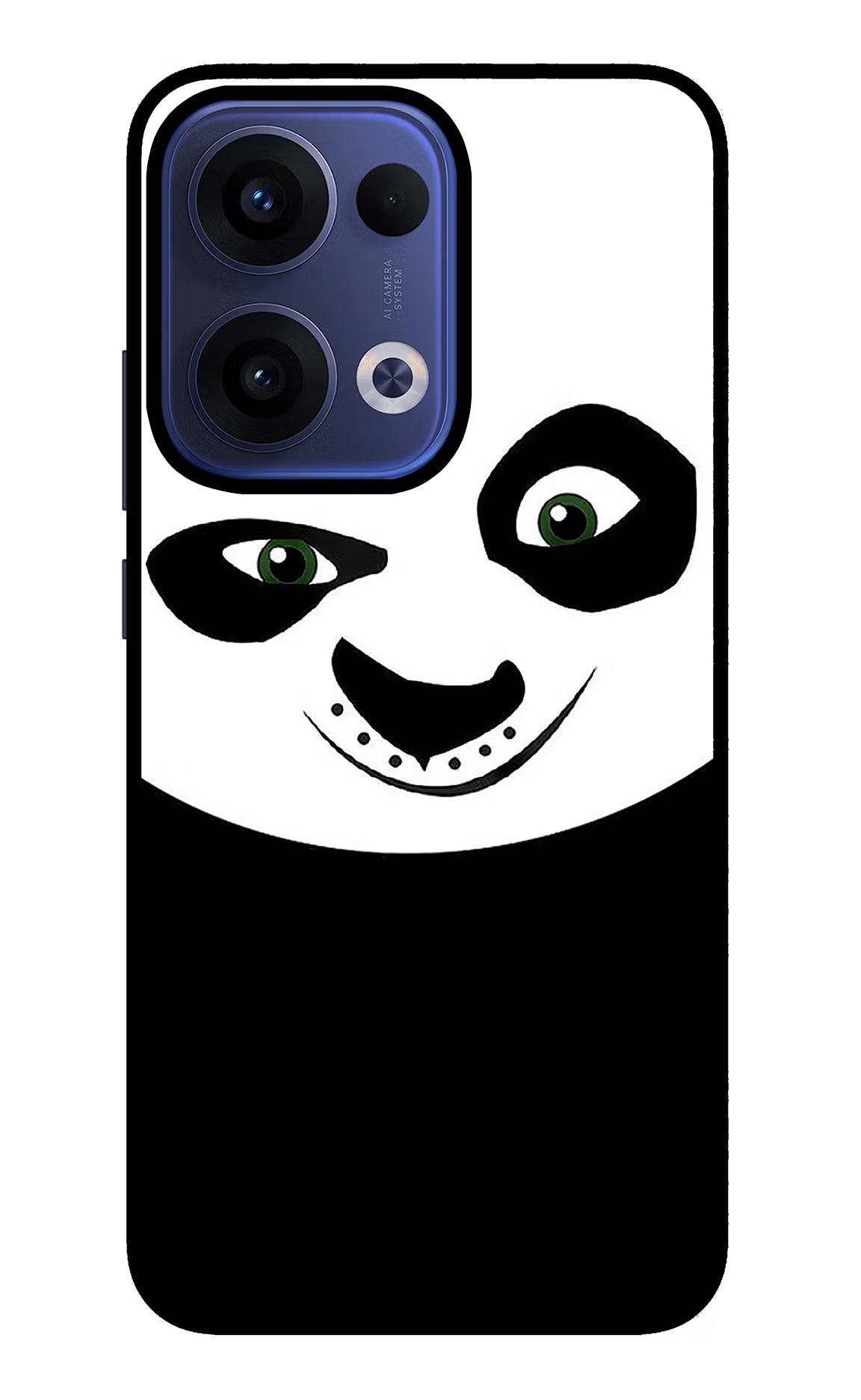 Panda Oppo Reno13 5G Glass Case Back Cover by Casekaro