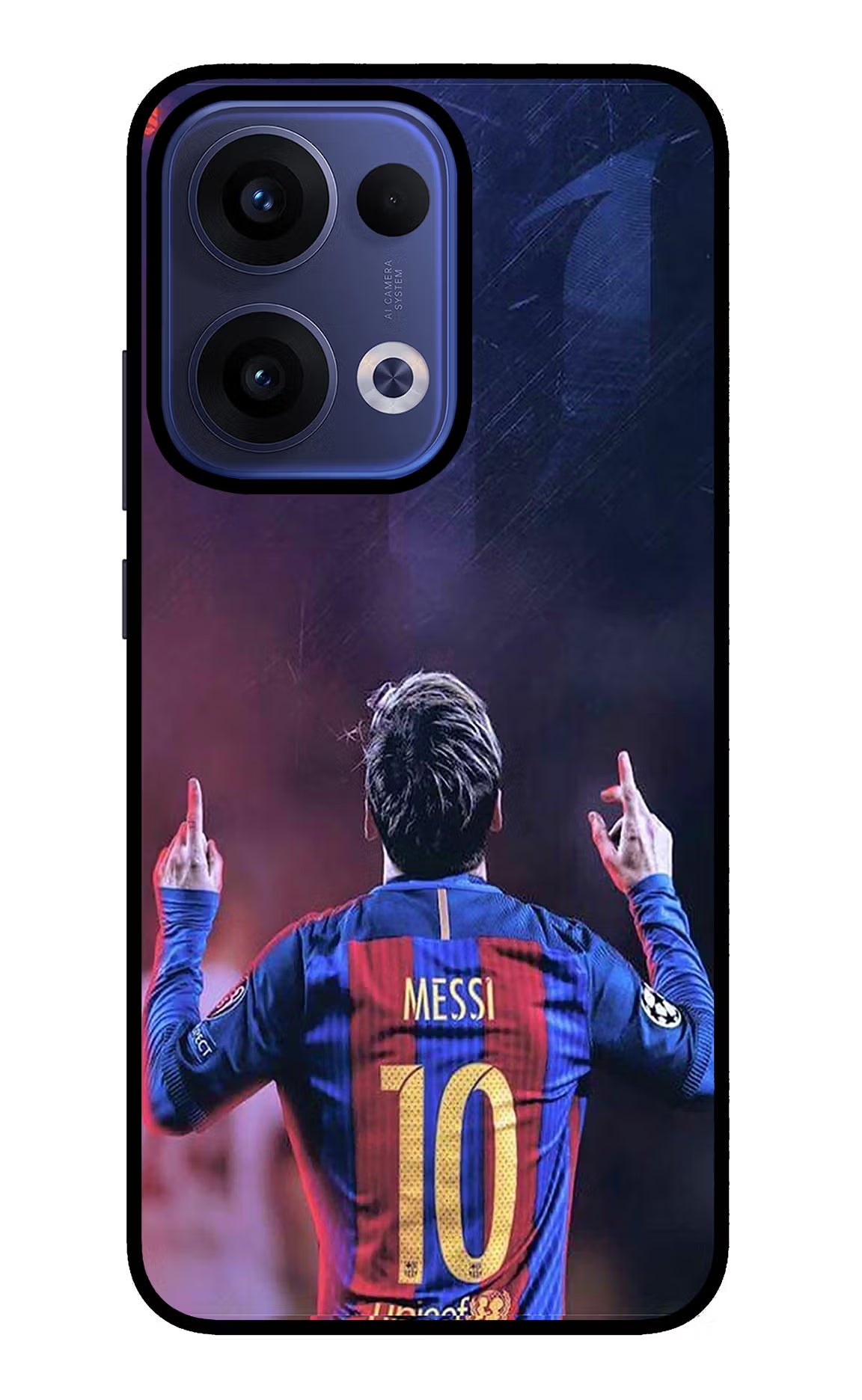 Messi Oppo Reno13 5G Glass Case - Messi Oppo Reno13 5G Glass Case Messi Oppo Reno13 5G Glass Case