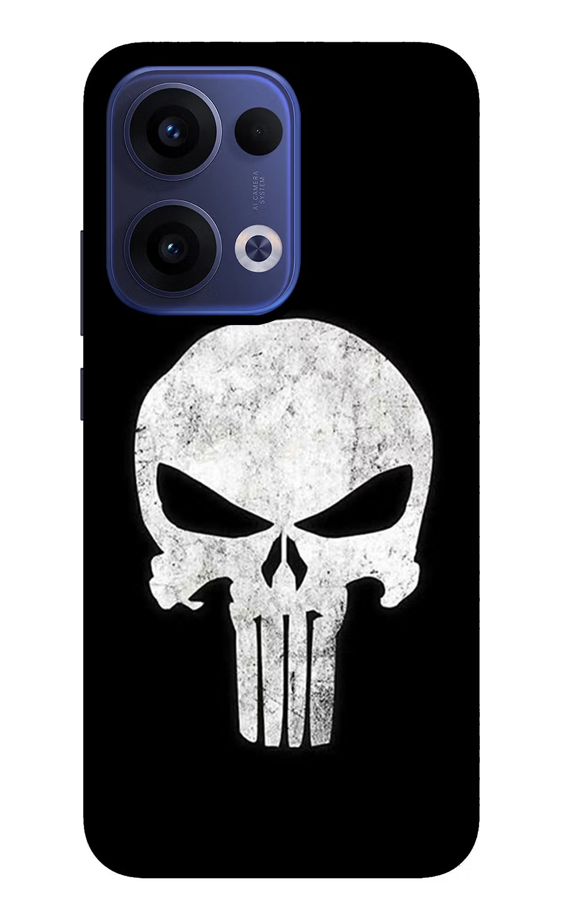 Punisher Skull Oppo Reno13 5G Glass Case - Punisher Skull Oppo Reno13 5G Glass Case Punisher Skull Oppo Reno13 5G Glass Case