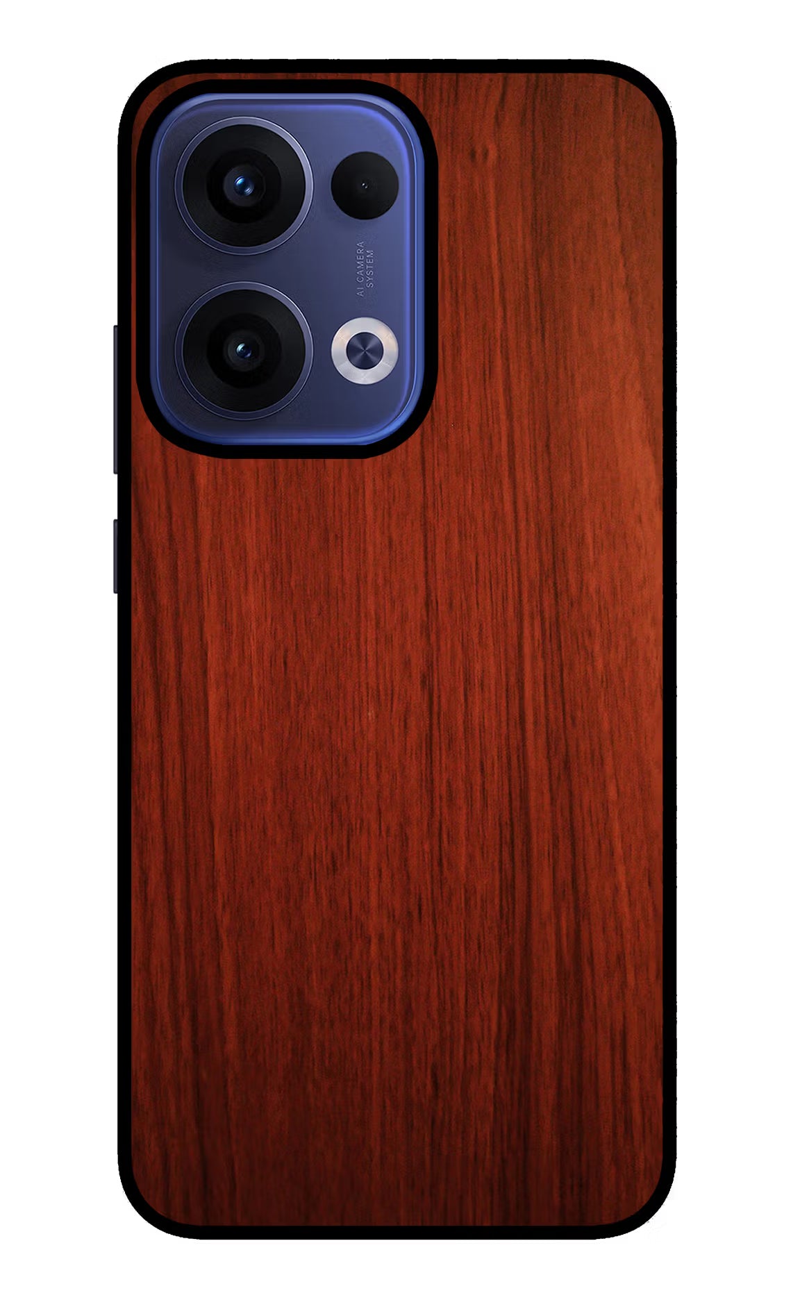 Wooden Plain Pattern Oppo Reno13 5G Glass Case Back Cover by Casekaro