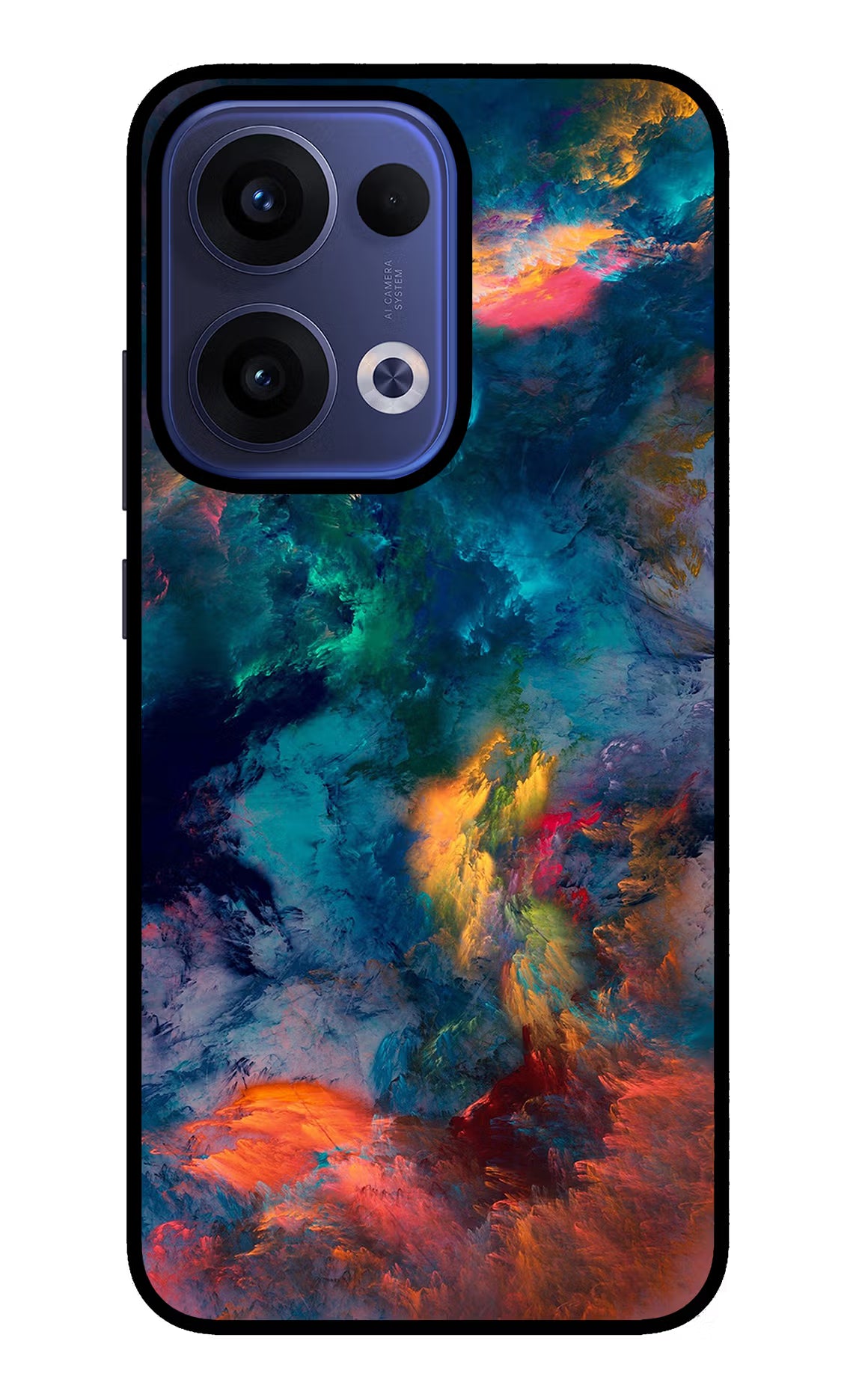 Artwork Paint Oppo Reno13 5G Glass Case Back Cover by Casekaro