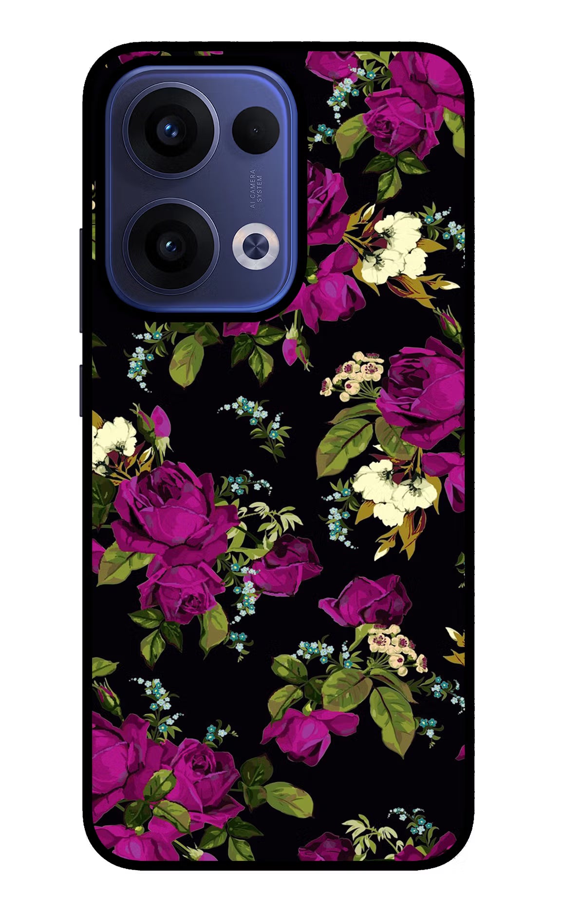 Flowers Oppo Reno13 5G Glass Case - Flowers Oppo Reno13 5G Glass Case Flowers Oppo Reno13 5G Glass Case