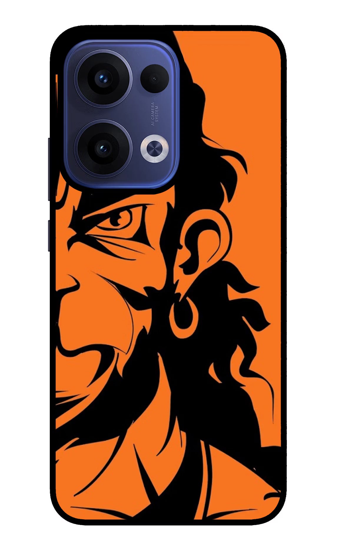 Hanuman Oppo Reno13 5G Back Cover - Hanuman Oppo Reno13 5G Glass Case Back Cover by Casekaro Hanuman Oppo Reno13 5G Glass Case Back Cover by Casekaro