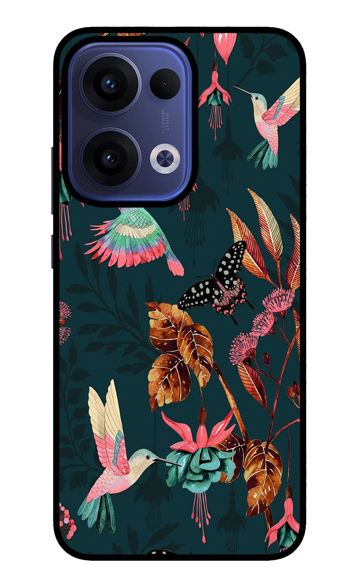 Birds Oppo Reno13 5G Glass Case - Birds Oppo Reno13 5G Glass Case Birds Oppo Reno13 5G Glass Case