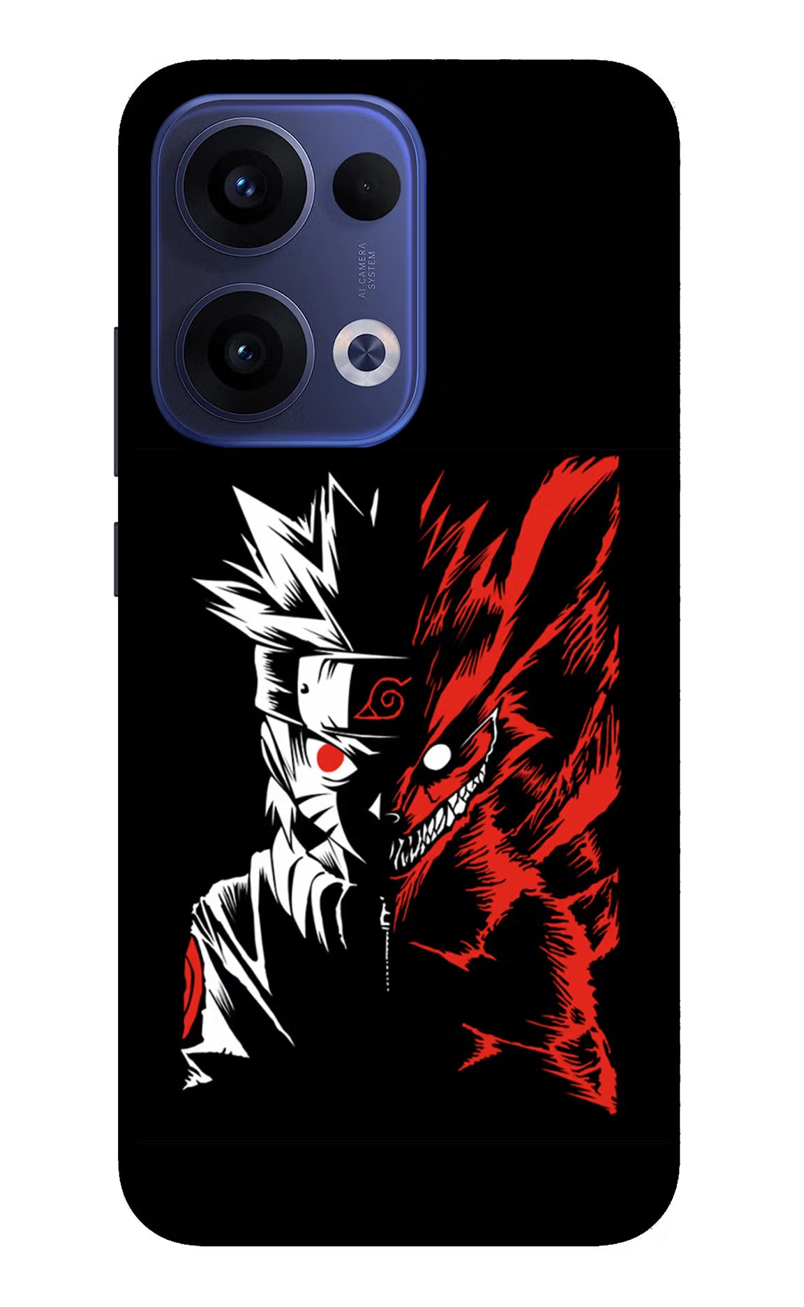 Naruto Two Face Oppo Reno13 5G Glass Case Back Cover by Casekaro