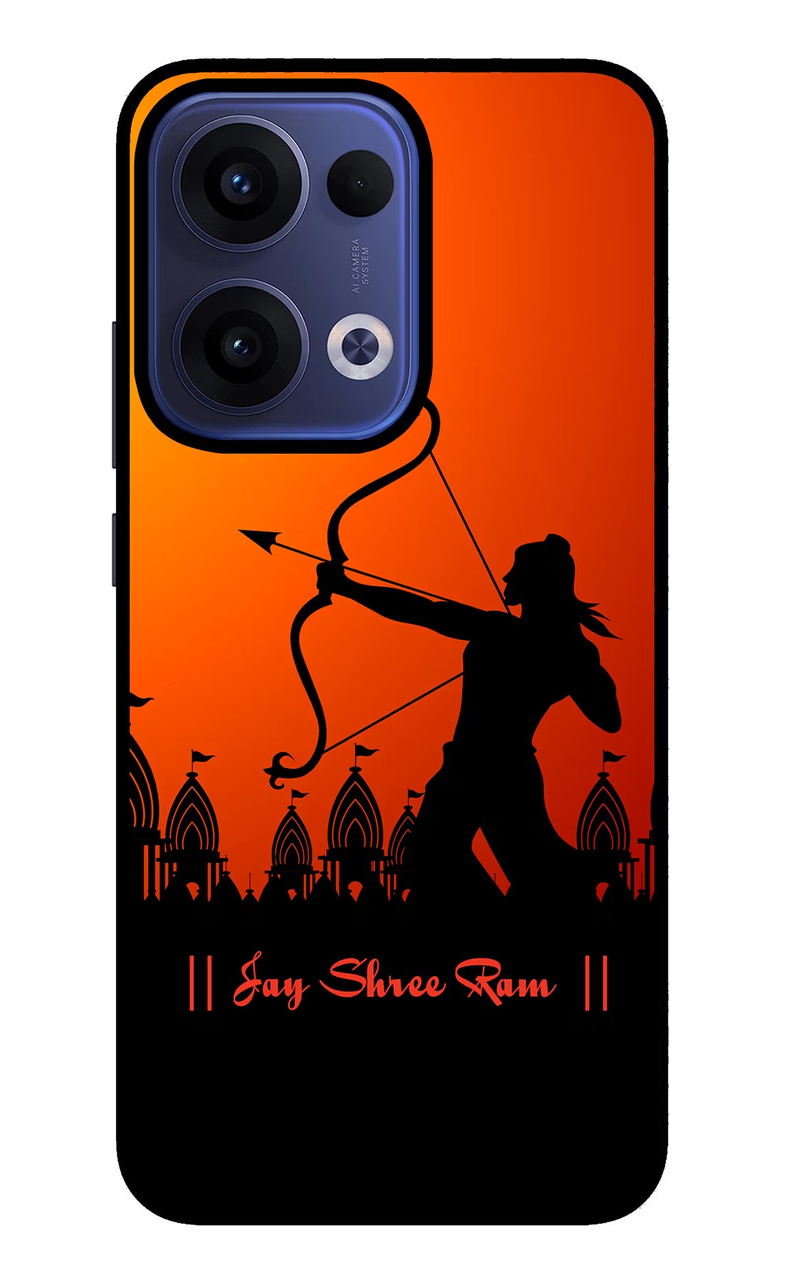 Lord Ram - 4 Oppo Reno13 5G Glass Case - Lord Ram - 4 Oppo Reno13 5G Glass Case Lord Ram - 4 Oppo Reno13 5G Glass Case