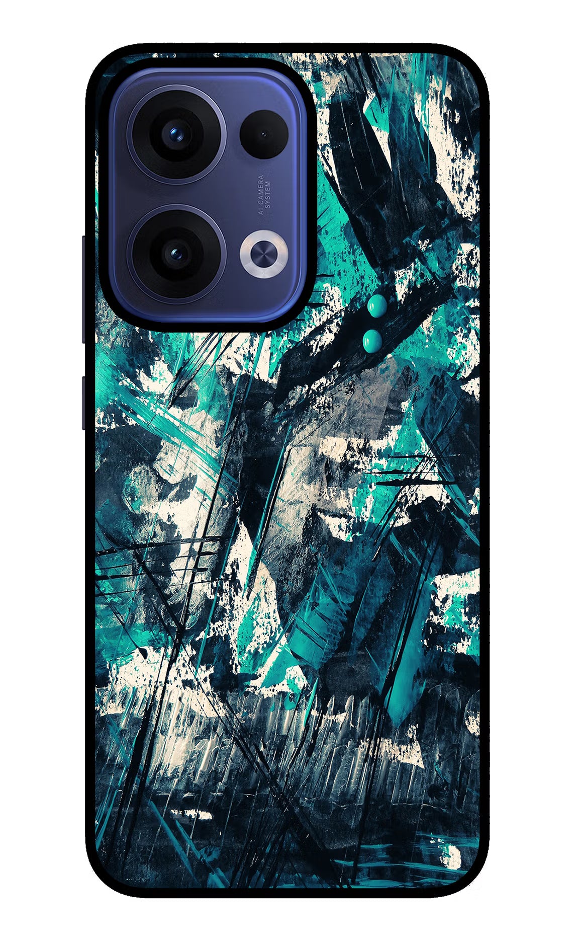 Artwork Oppo Reno13 5G Glass Case Back Cover by Casekaro