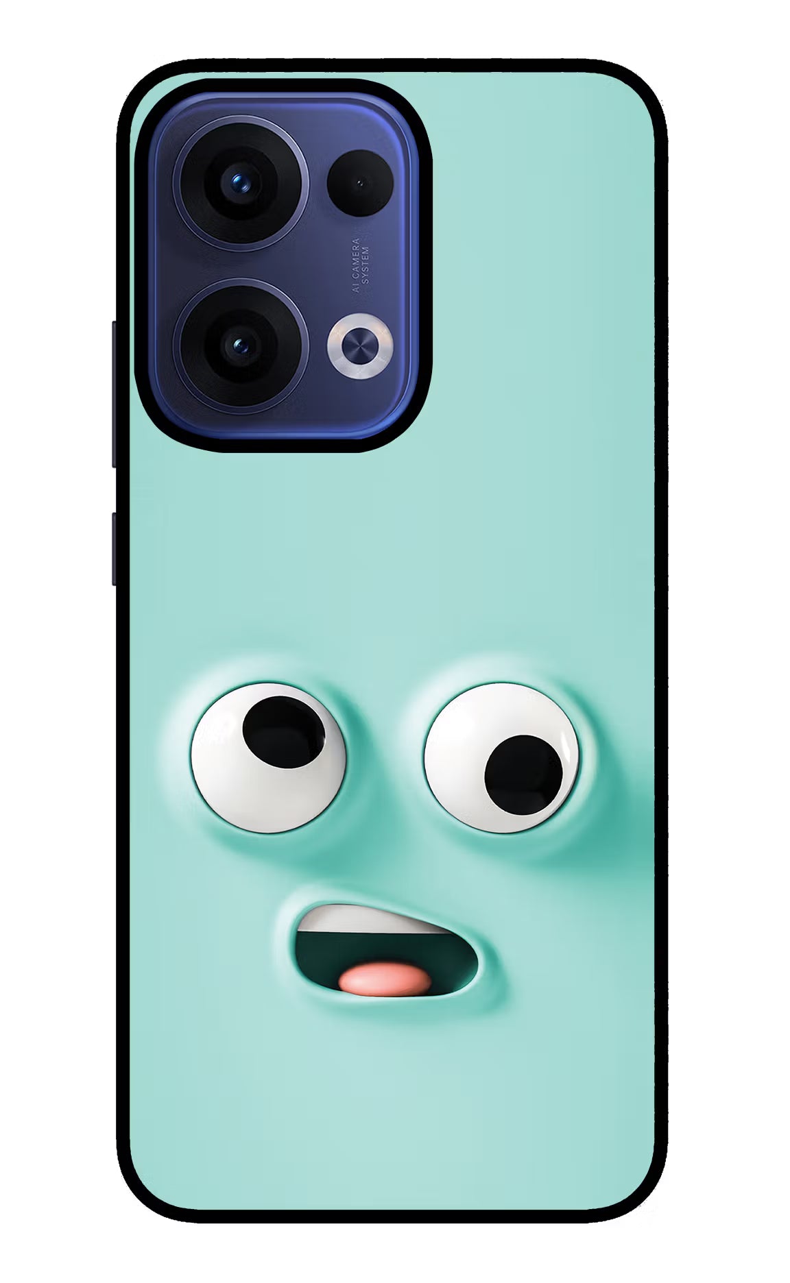 Funny Cartoon Oppo Reno13 5G Glass Case Back Cover by Casekaro