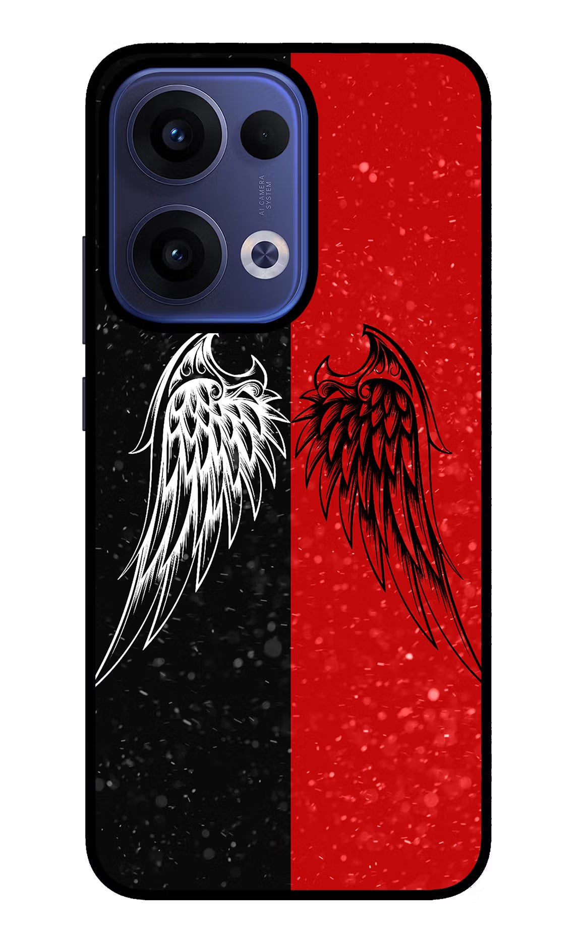 Wings Oppo Reno13 5G Glass Case - Wings Oppo Reno13 5G Glass Case Wings Oppo Reno13 5G Glass Case