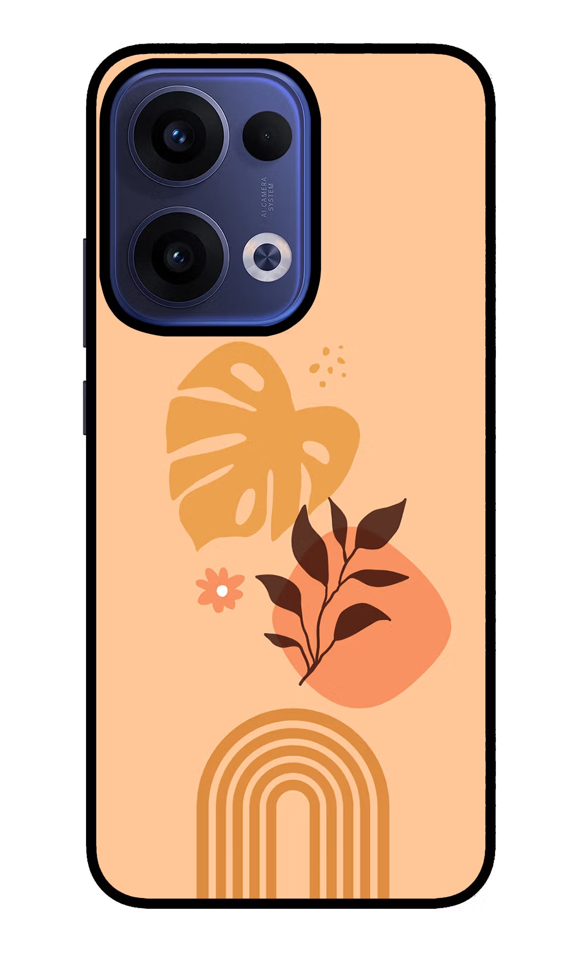 Bohemian Art Oppo Reno13 5G Glass Case Back Cover by Casekaro