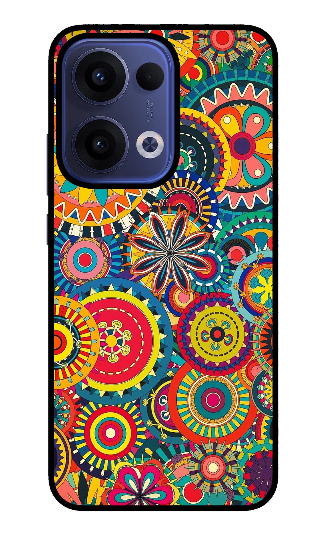 Gol Gol Art Oppo Reno13 5G Glass Case Back Cover by Casekaro