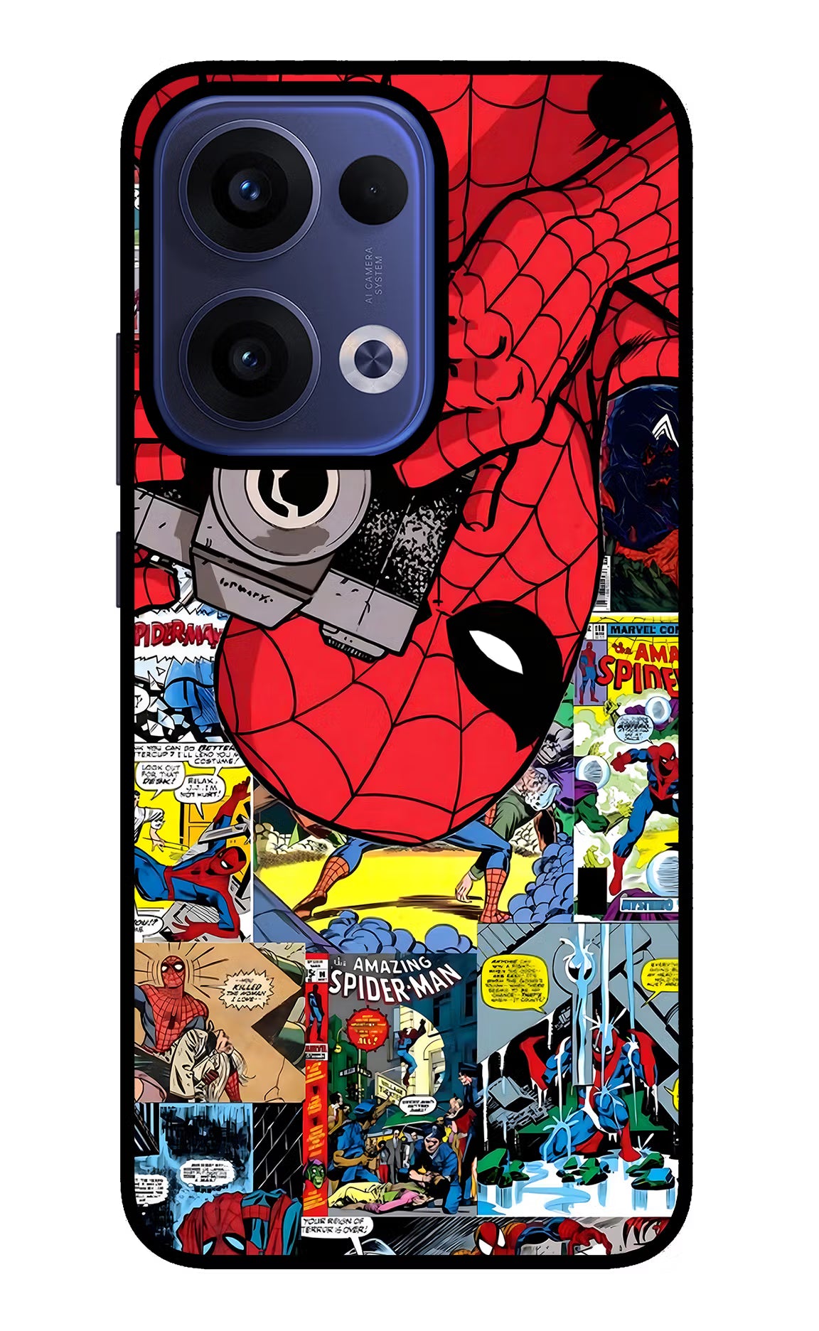 Spider Man Oppo Reno13 5G Glass Case - Spider Man Oppo Reno13 5G Glass Case Spider Man Oppo Reno13 5G Glass Case