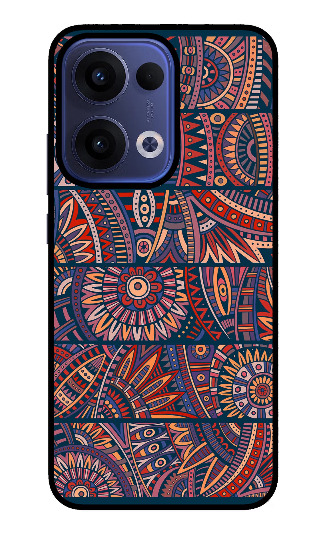 African Culture Design Oppo Reno13 5G Glass Case - African Culture Design Oppo Reno13 5G Glass Case African Culture Design Oppo Reno13 5G Glass Case