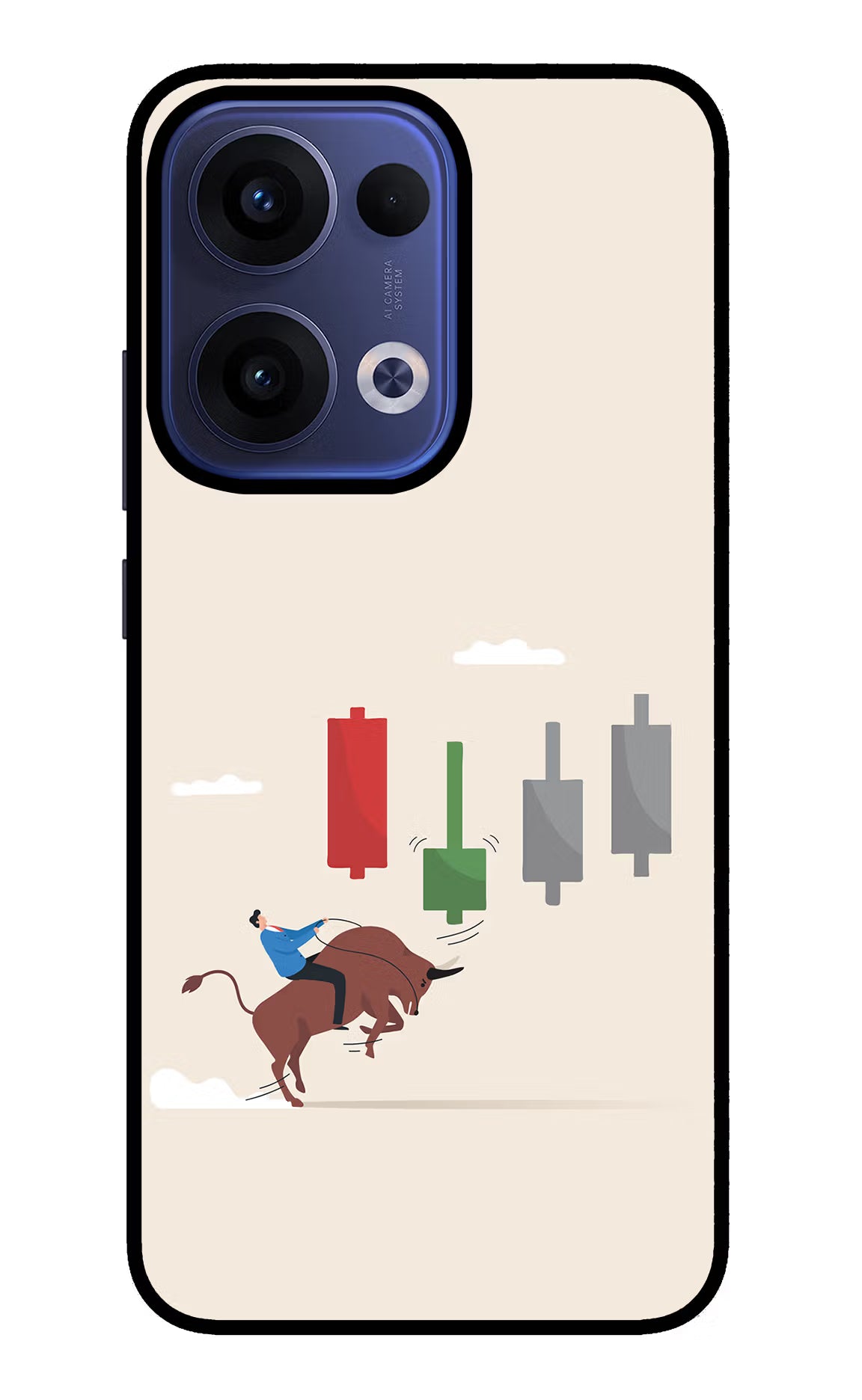 Bull Trading Momentum Oppo Reno13 5G Glass Case - Bull Trading Momentum Oppo Reno13 5G Glass Case Bull Trading Momentum Oppo Reno13 5G Glass Case