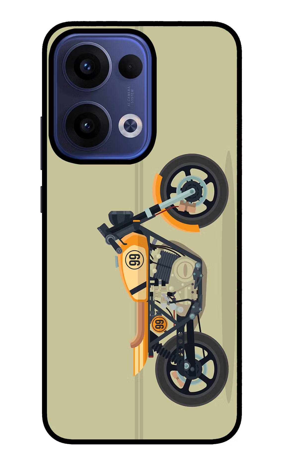 Vertical Speedster Oppo Reno13 5G Glass Case - Vertical Speedster Oppo Reno13 5G Glass Case Vertical Speedster Oppo Reno13 5G Glass Case
