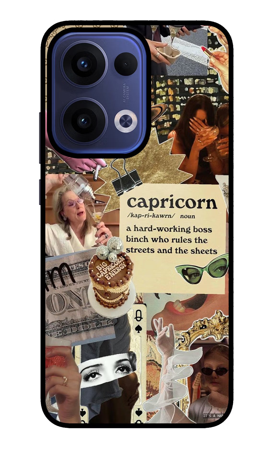 Capricorn Zodiac Oppo Reno13 5G Glass Case - Capricorn Zodiac Oppo Reno13 5G Glass Case Capricorn Zodiac Oppo Reno13 5G Glass Case