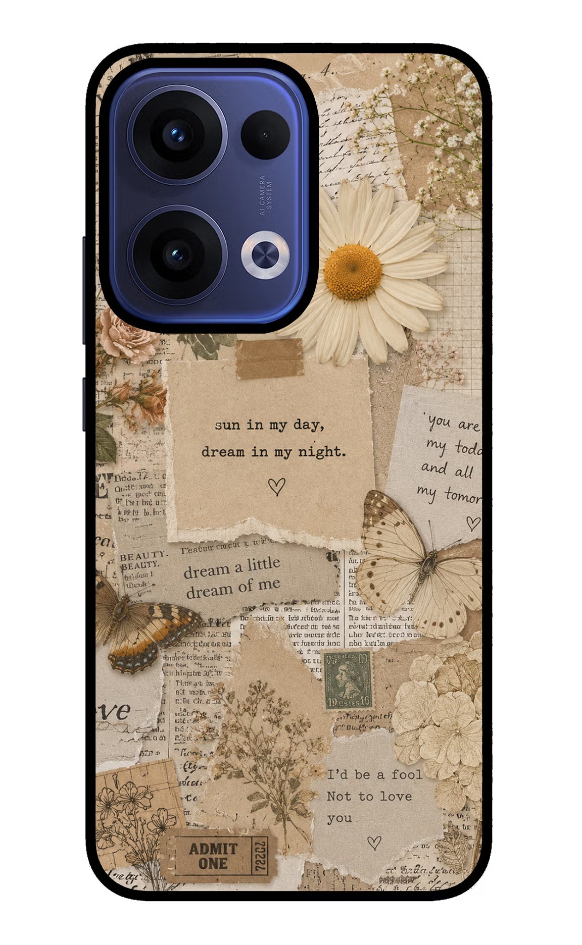 Vintage case Oppo Reno13 5G Glass Case - Vintage case Oppo Reno13 5G Glass Case Vintage case Oppo Reno13 5G Glass Case