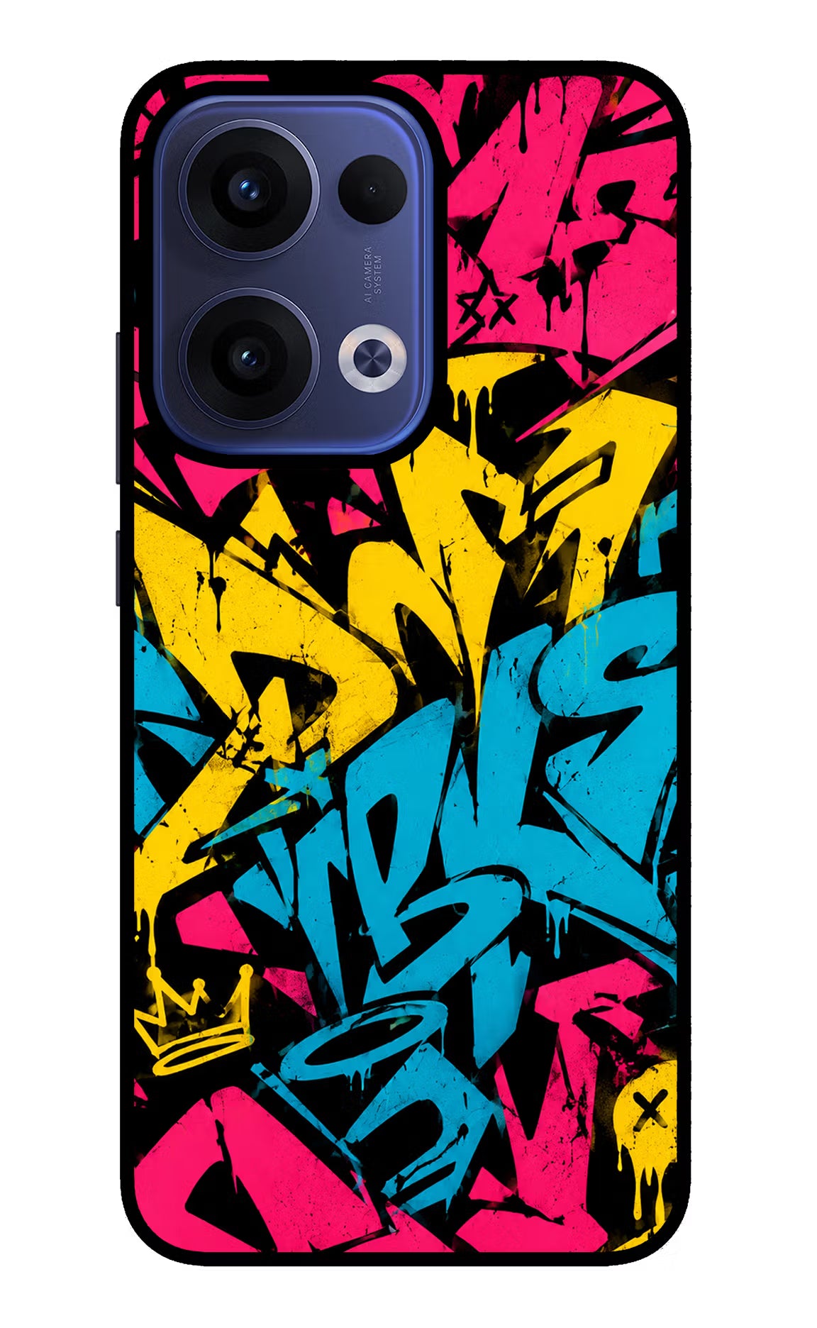 Graffiti Vibe Oppo Reno13 5G Glass Case - Graffiti Vibe Oppo Reno13 5G Glass Case Graffiti Vibe Oppo Reno13 5G Glass Case