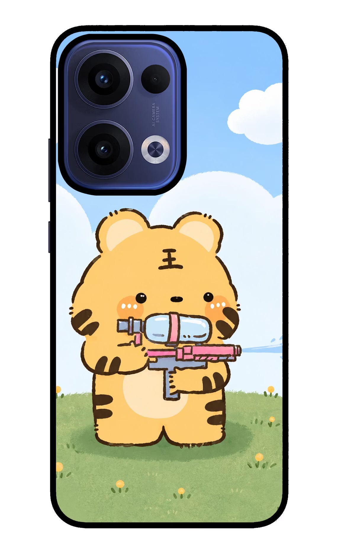 Tiger Treat Oppo Reno13 5G Glass Case - Tiger Treat Oppo Reno13 5G Glass Case Tiger Treat Oppo Reno13 5G Glass Case