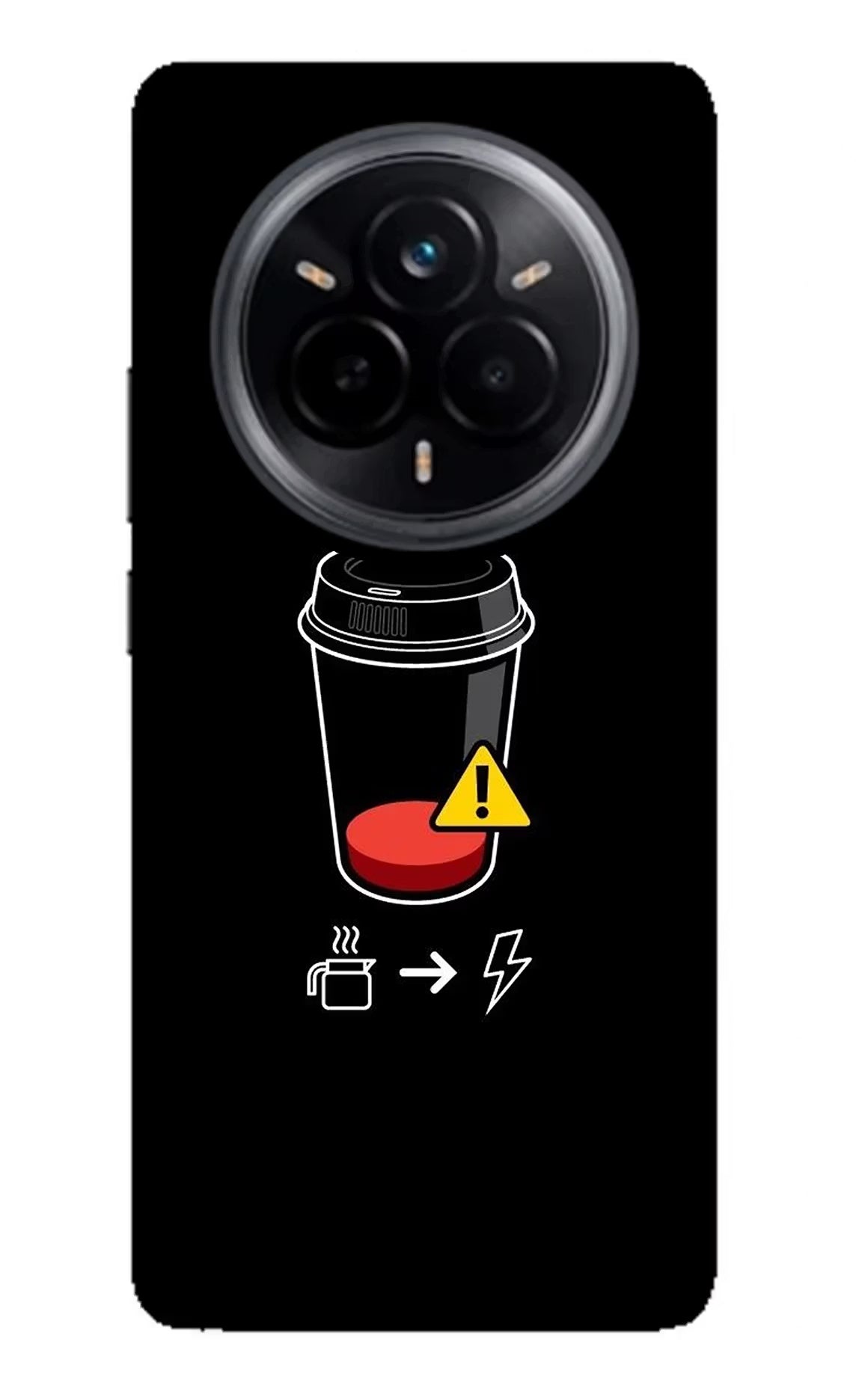 Coffee Realme 14 Pro 5G Glass Case - Coffee Realme 14 Pro 5G Glass Case Coffee Realme 14 Pro 5G Glass Case