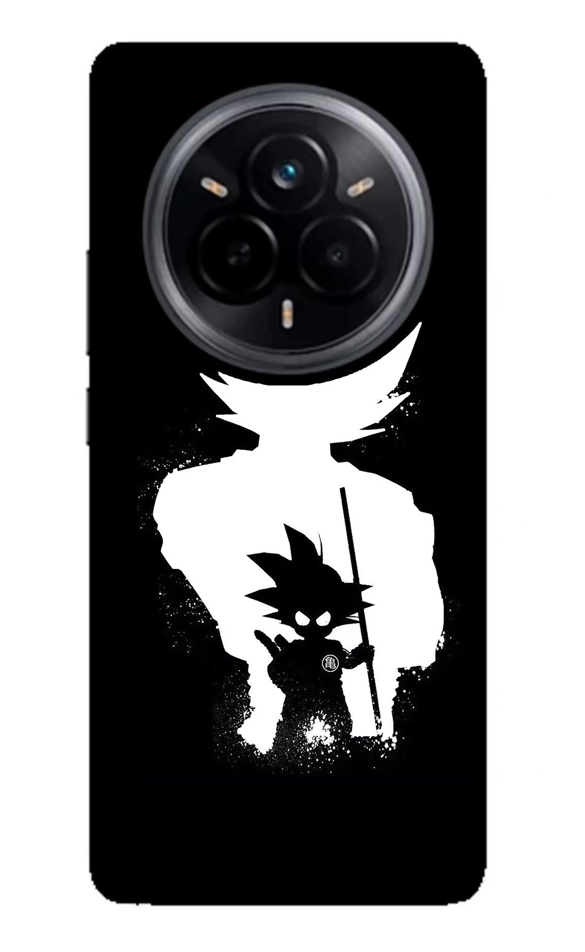 Goku Shadow Realme 14 Pro 5G Glass Case - Goku Shadow Realme 14 Pro 5G Glass Case Goku Shadow Realme 14 Pro 5G Glass Case