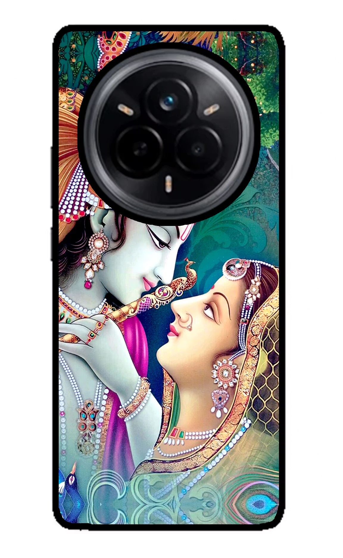 Lord Radha Krishna Realme 14 Pro 5G Glass Case - Lord Radha Krishna Realme 14 Pro 5G Glass Case Lord Radha Krishna Realme 14 Pro 5G Glass Case