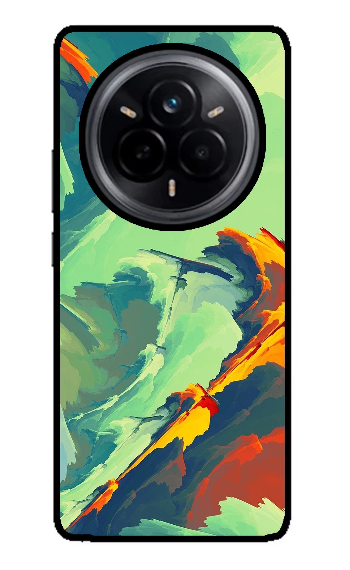 Paint Art Realme 14 Pro 5G Glass Case - Paint Art Realme 14 Pro 5G Glass Case Paint Art Realme 14 Pro 5G Glass Case