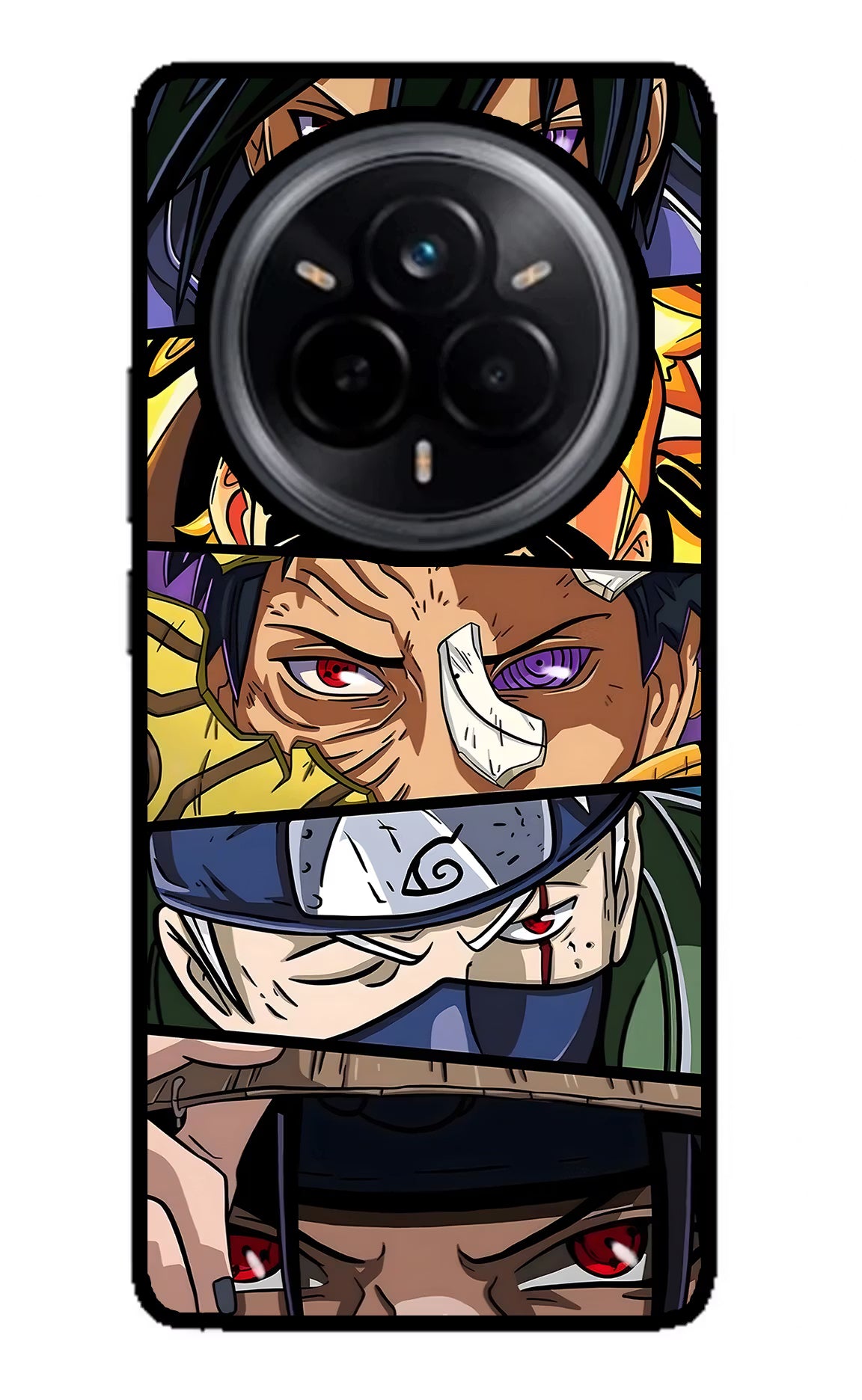 Naruto Character Realme 14 Pro 5G Glass Case - Naruto Character Realme 14 Pro 5G Glass Case Naruto Character Realme 14 Pro 5G Glass Case