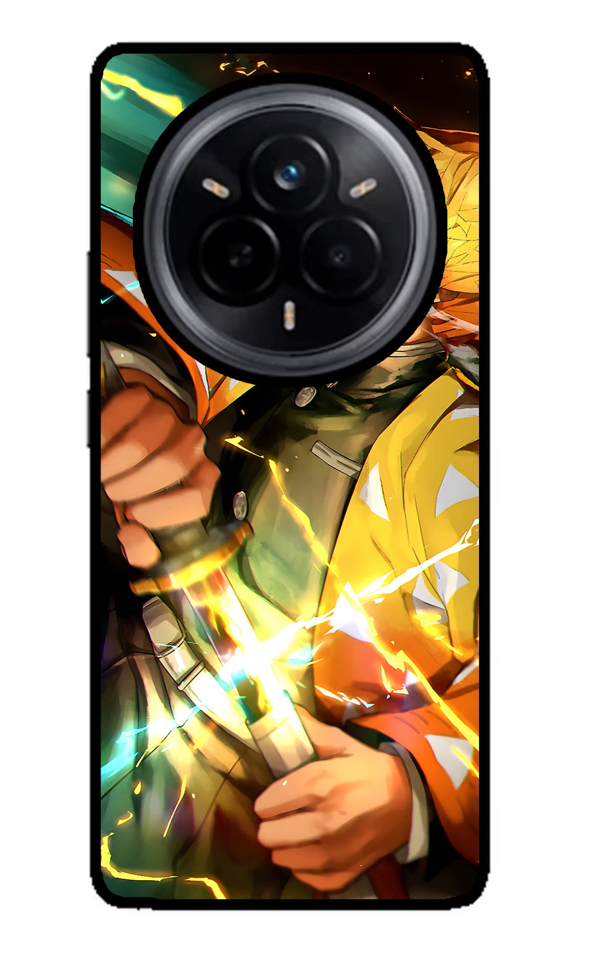 Demon Slayer Realme 14 Pro 5G Glass Case - Demon Slayer Realme 14 Pro 5G Glass Case Demon Slayer Realme 14 Pro 5G Glass Case