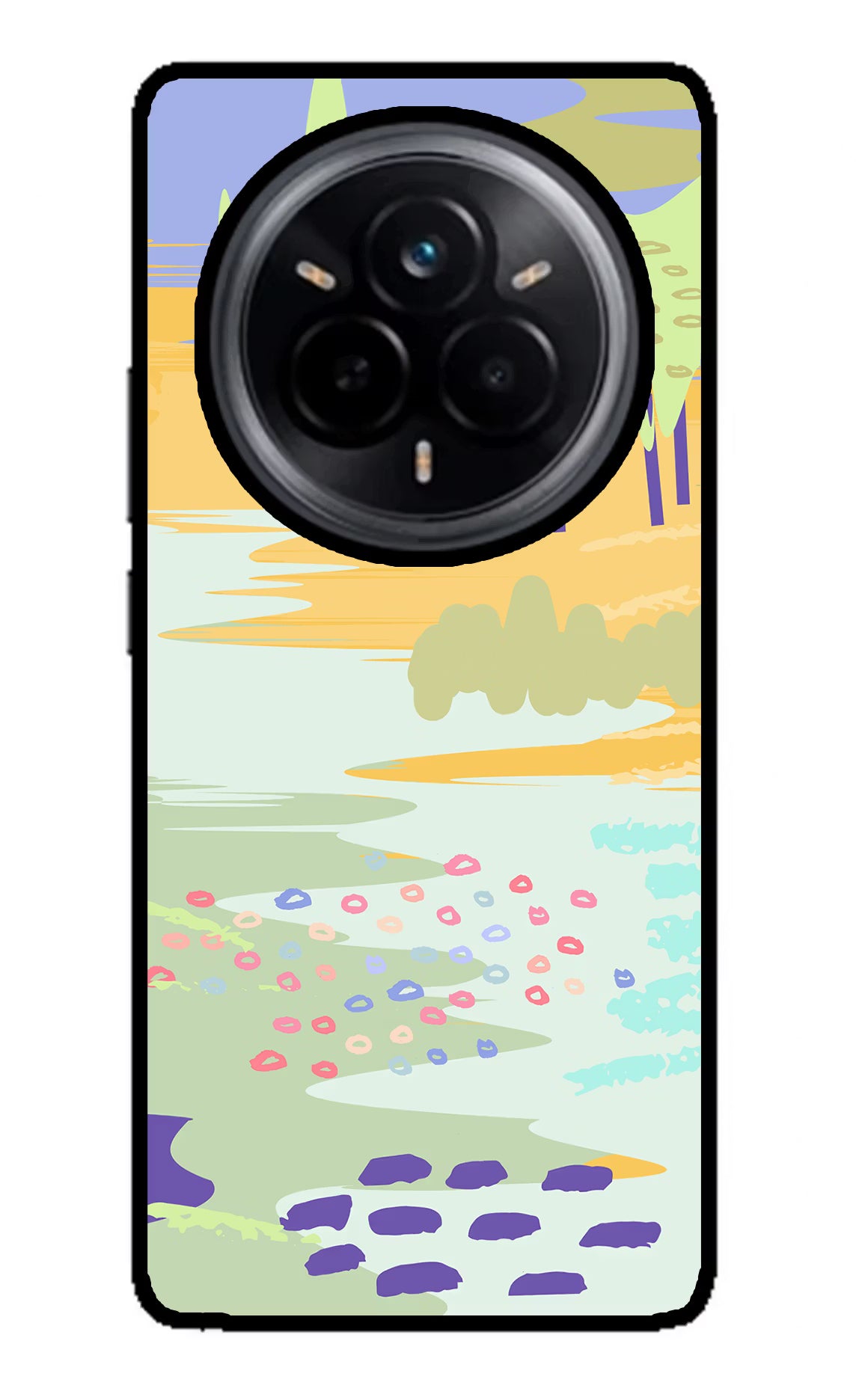 Scenery Realme 14 Pro 5G Back Cover - Scenery Realme 14 Pro 5G Glass Case Back Cover by Casekaro Scenery Realme 14 Pro 5G Glass Case Back Cover by Casekaro