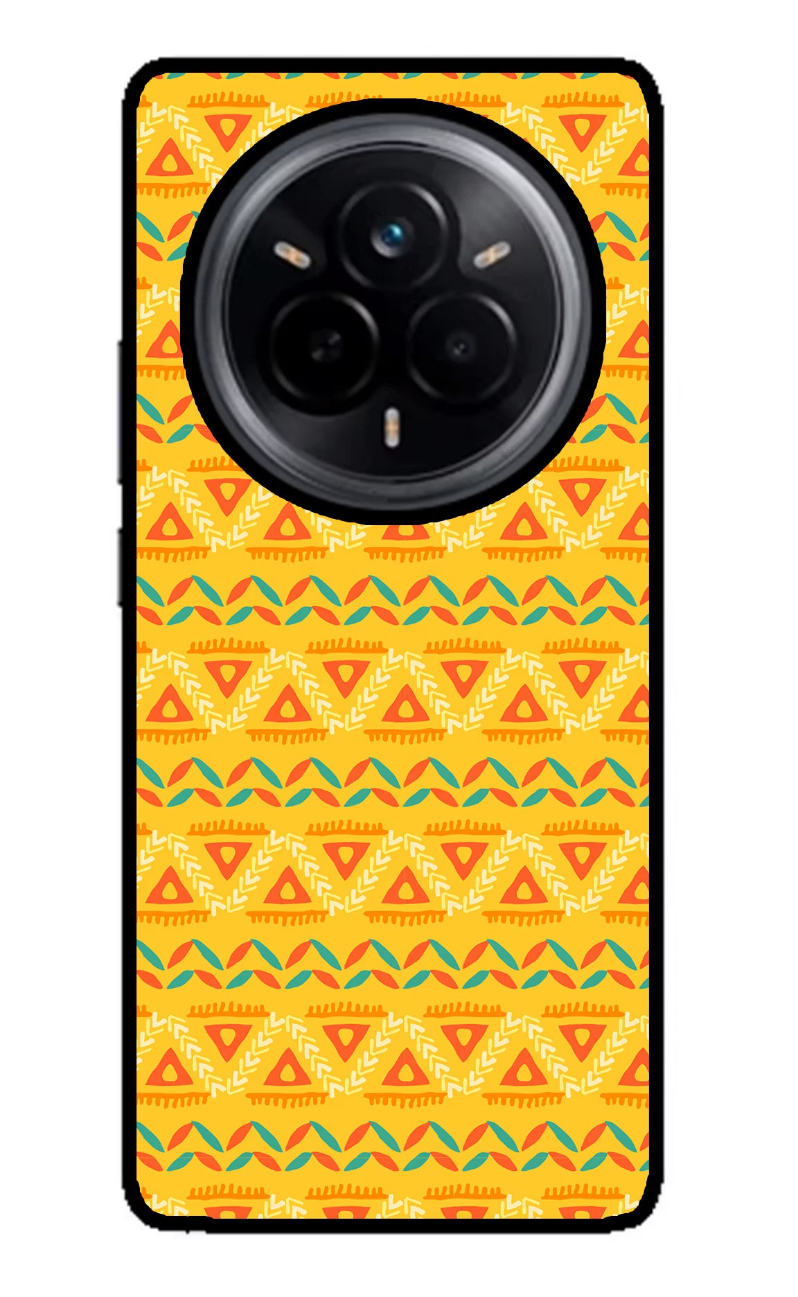 Tribal Pattern Realme 14 Pro 5G Glass Case - Tribal Pattern Realme 14 Pro 5G Glass Case Tribal Pattern Realme 14 Pro 5G Glass Case