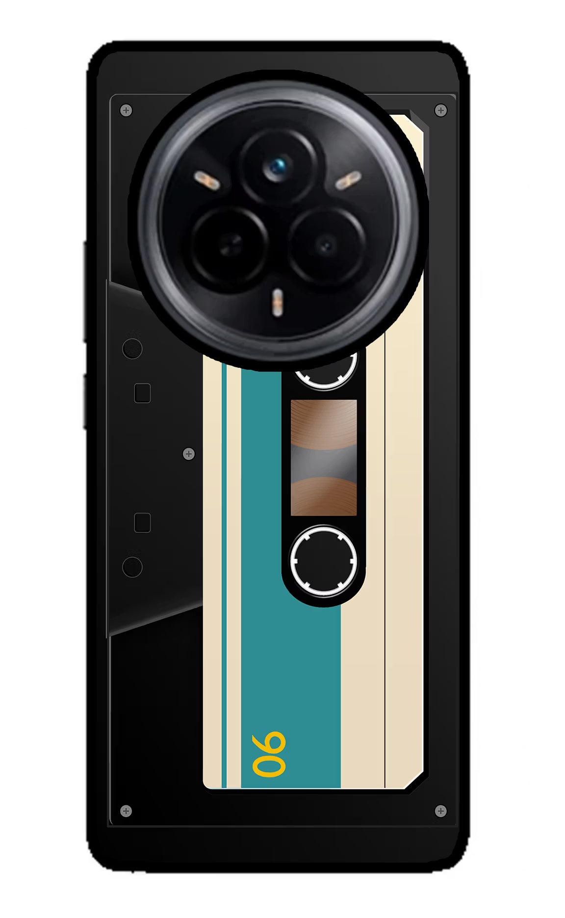 Cassette Realme 14 Pro 5G Glass Case - Cassette Realme 14 Pro 5G Glass Case Cassette Realme 14 Pro 5G Glass Case