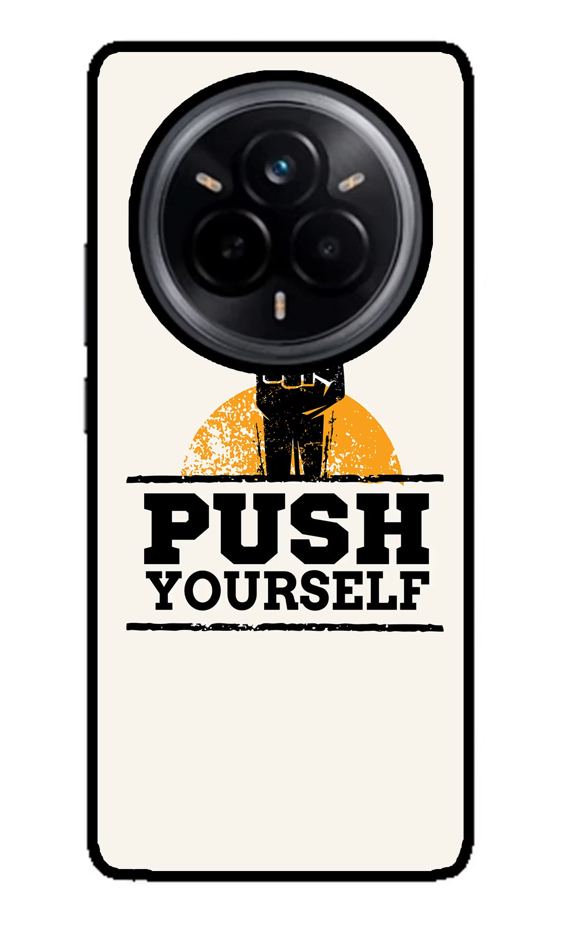 Push Yourself Realme 14 Pro 5G Glass Case - Push Yourself Realme 14 Pro 5G Glass Case Push Yourself Realme 14 Pro 5G Glass Case