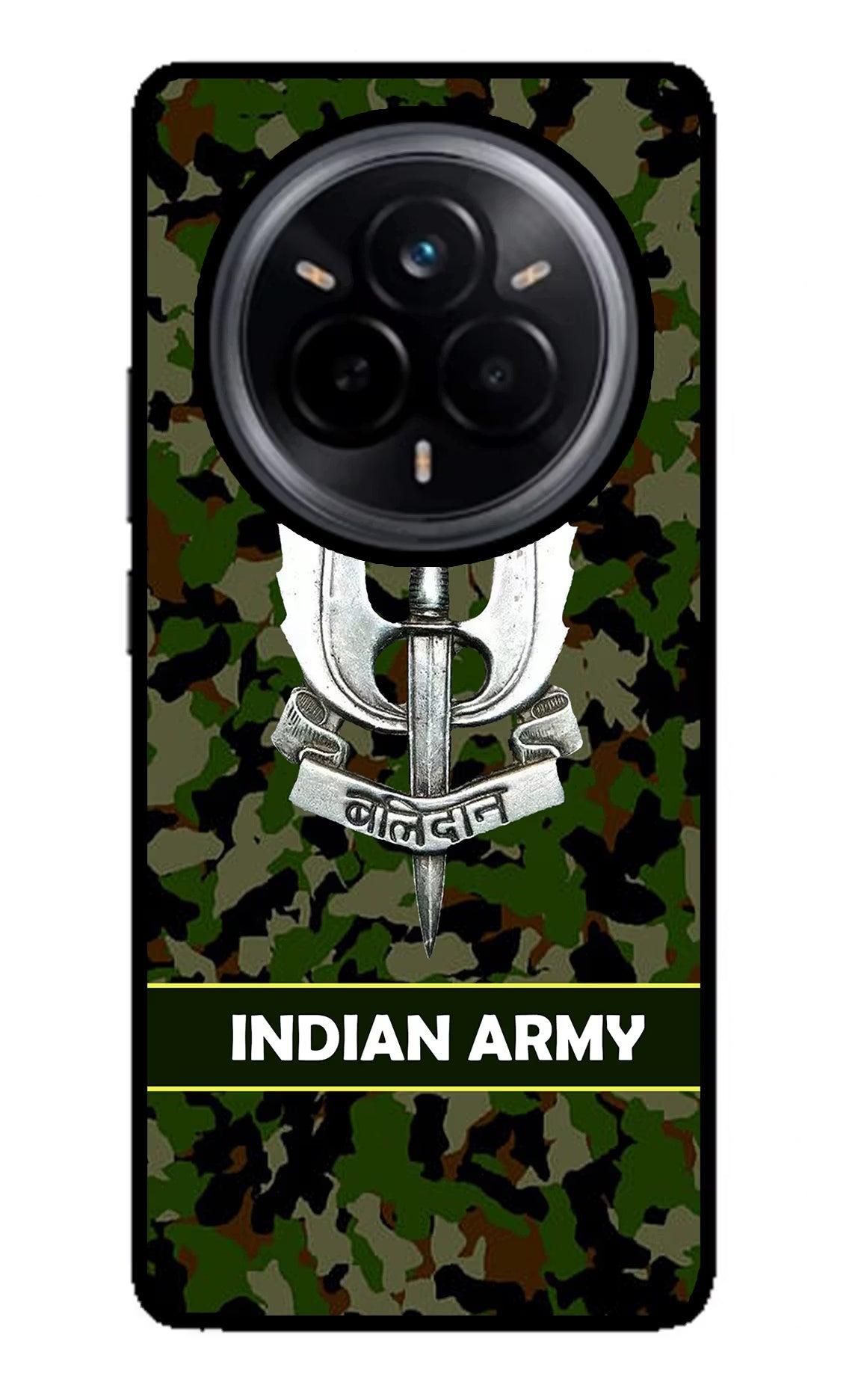 Balidan Indian Logo Realme 14 Pro 5G Glass Case - Balidan Indian Logo Realme 14 Pro 5G Glass Case Balidan Indian Logo Realme 14 Pro 5G Glass Case