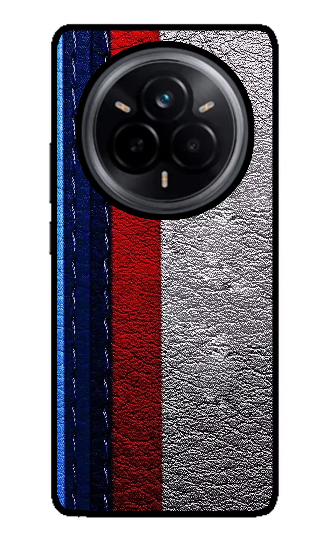 BMW Stripes Realme 14 Pro 5G Glass Case - BMW Stripes Realme 14 Pro 5G Glass Case BMW Stripes Realme 14 Pro 5G Glass Case