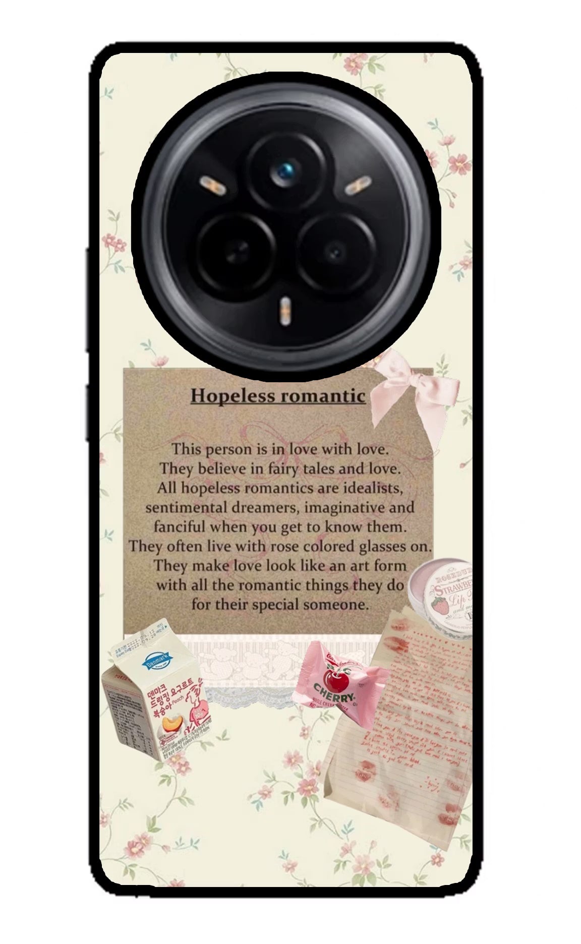 Hopeless Romantic Realme 14 Pro 5G Glass Case - Hopeless Romantic Realme 14 Pro 5G Glass Case Hopeless Romantic Realme 14 Pro 5G Glass Case