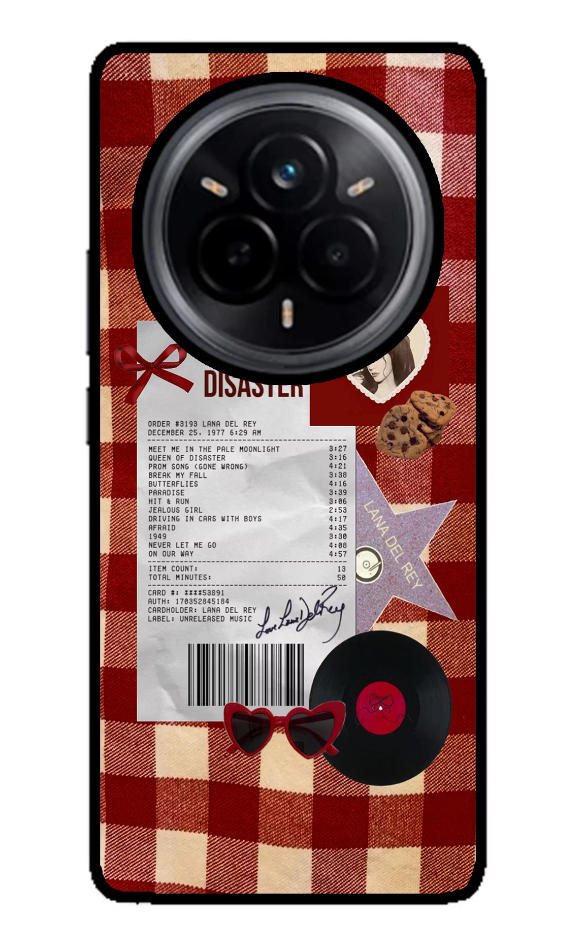 Queen of Disaster Realme 14 Pro 5G Glass Case - Queen of Disaster Realme 14 Pro 5G Glass Case Queen of Disaster Realme 14 Pro 5G Glass Case