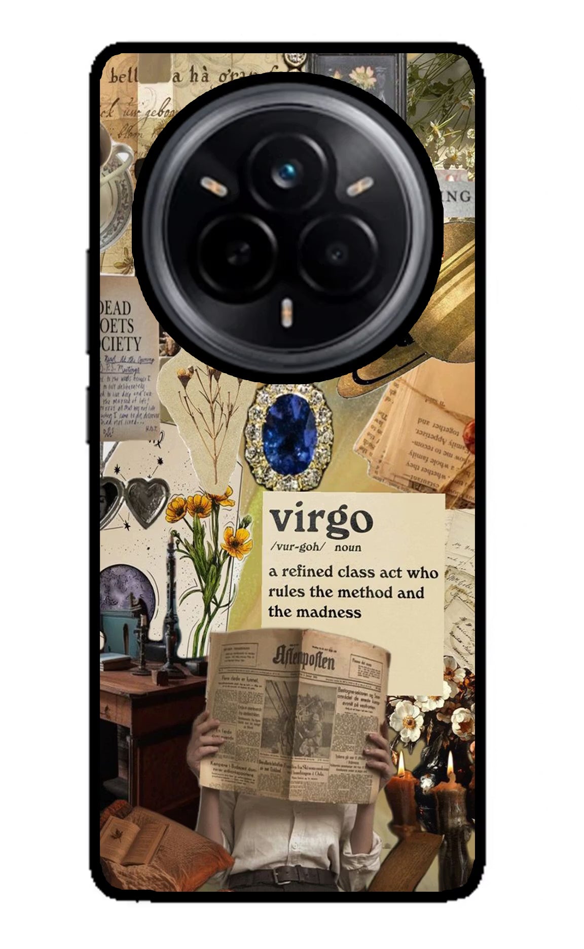 Virgo Zodiac Realme 14 Pro 5G Glass Case - Virgo Zodiac Realme 14 Pro 5G Glass Case Virgo Zodiac Realme 14 Pro 5G Glass Case