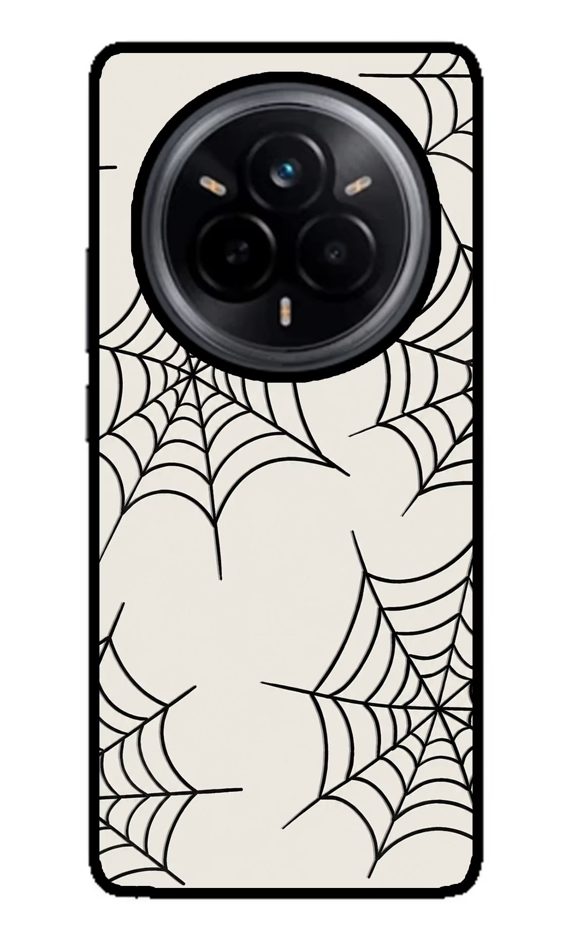 Spider Web Realme 14 Pro 5G Glass Case - Spider Web Realme 14 Pro 5G Glass Case Spider Web Realme 14 Pro 5G Glass Case