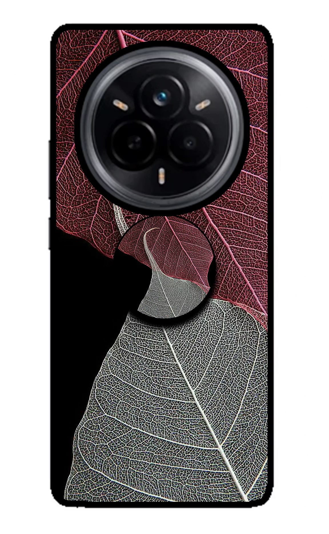 Leaf Pattern Realme 14 Pro 5G Pop Case - Leaf Pattern Realme 14 Pro 5G Pop Case by Casekaro Leaf Pattern Realme 14 Pro 5G Pop Case by Casekaro