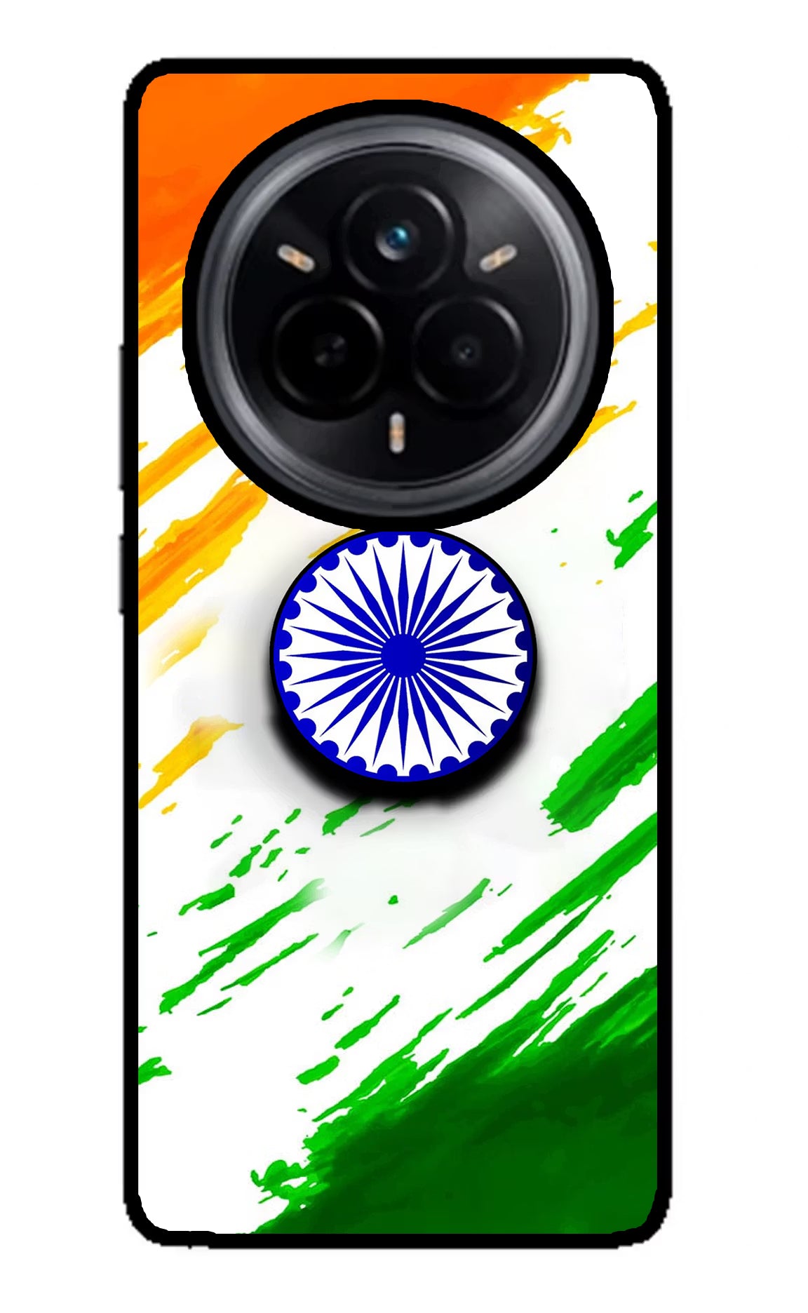 Indian Flag Ashoka Chakra Realme 14 Pro 5G Pop Case - Indian Flag Ashoka Chakra Realme 14 Pro 5G Pop Case by Casekaro Indian Flag Ashoka Chakra Realme 14 Pro 5G Pop Case by Casekaro