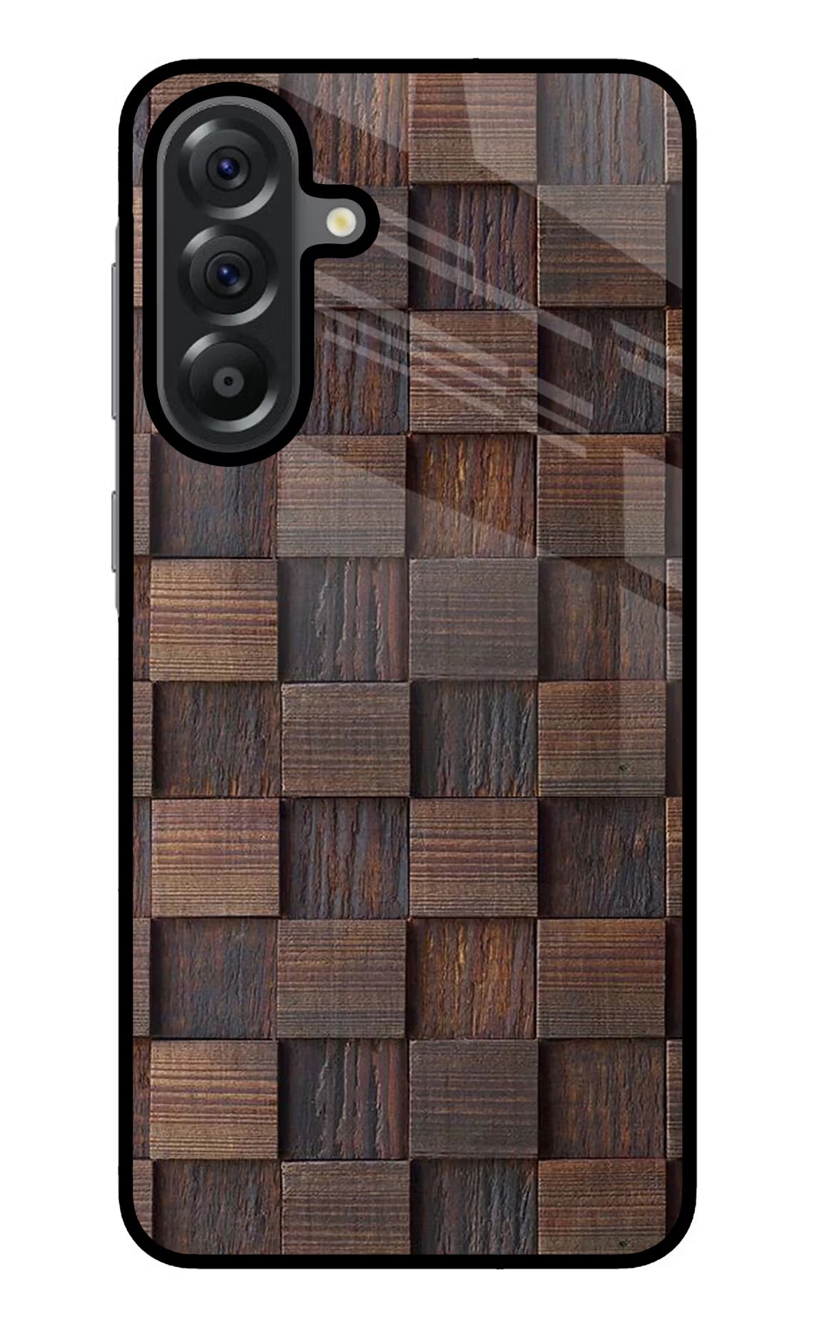 Wooden Cube Design Samsung A56 5G Glass Case - Wooden Cube Design Samsung A56 5G Glass Case Wooden Cube Design Samsung A56 5G Glass Case