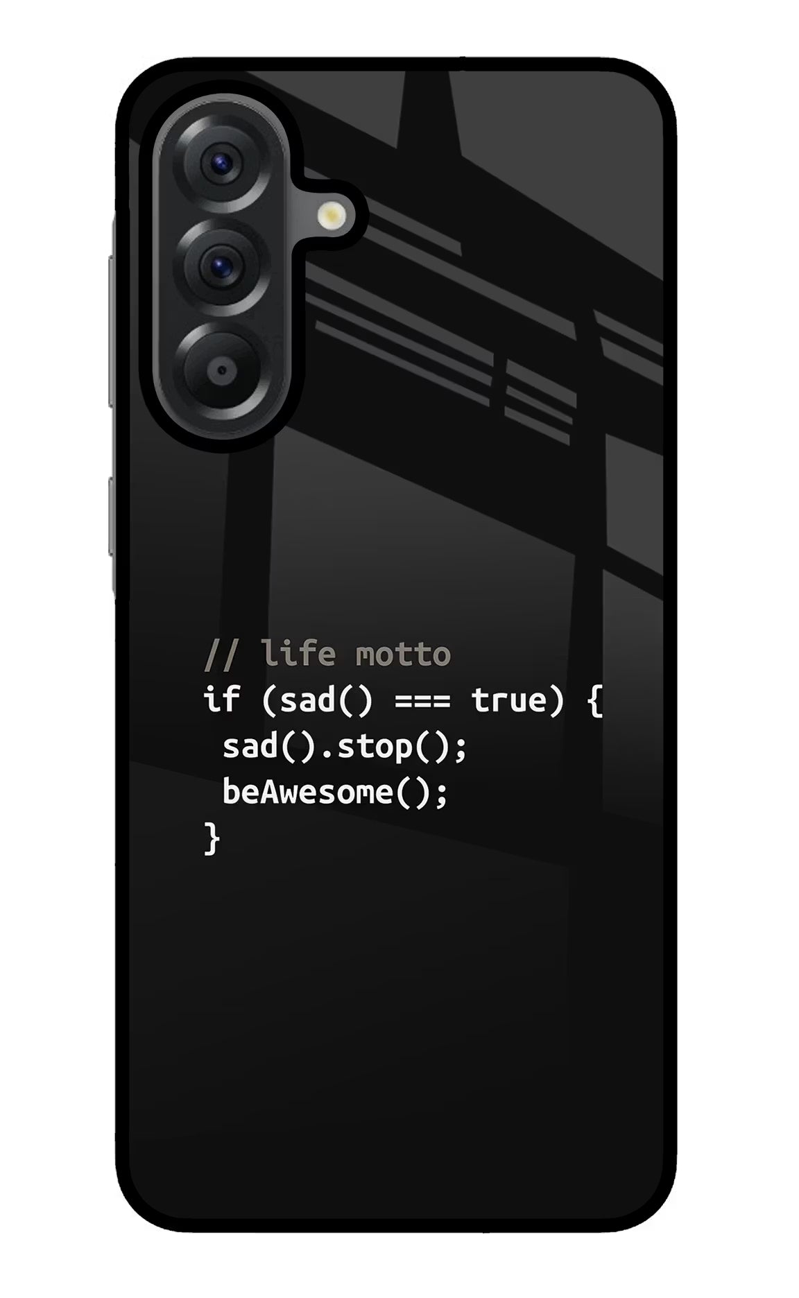 Life Motto Code Samsung A56 5G Glass Case - Life Motto Code Samsung A56 5G Glass Case Life Motto Code Samsung A56 5G Glass Case