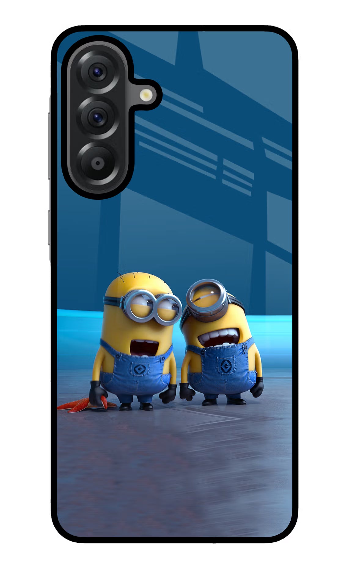 Minion Laughing Samsung A56 5G Glass Case - Minion Laughing Samsung A56 5G Glass Case Minion Laughing Samsung A56 5G Glass Case