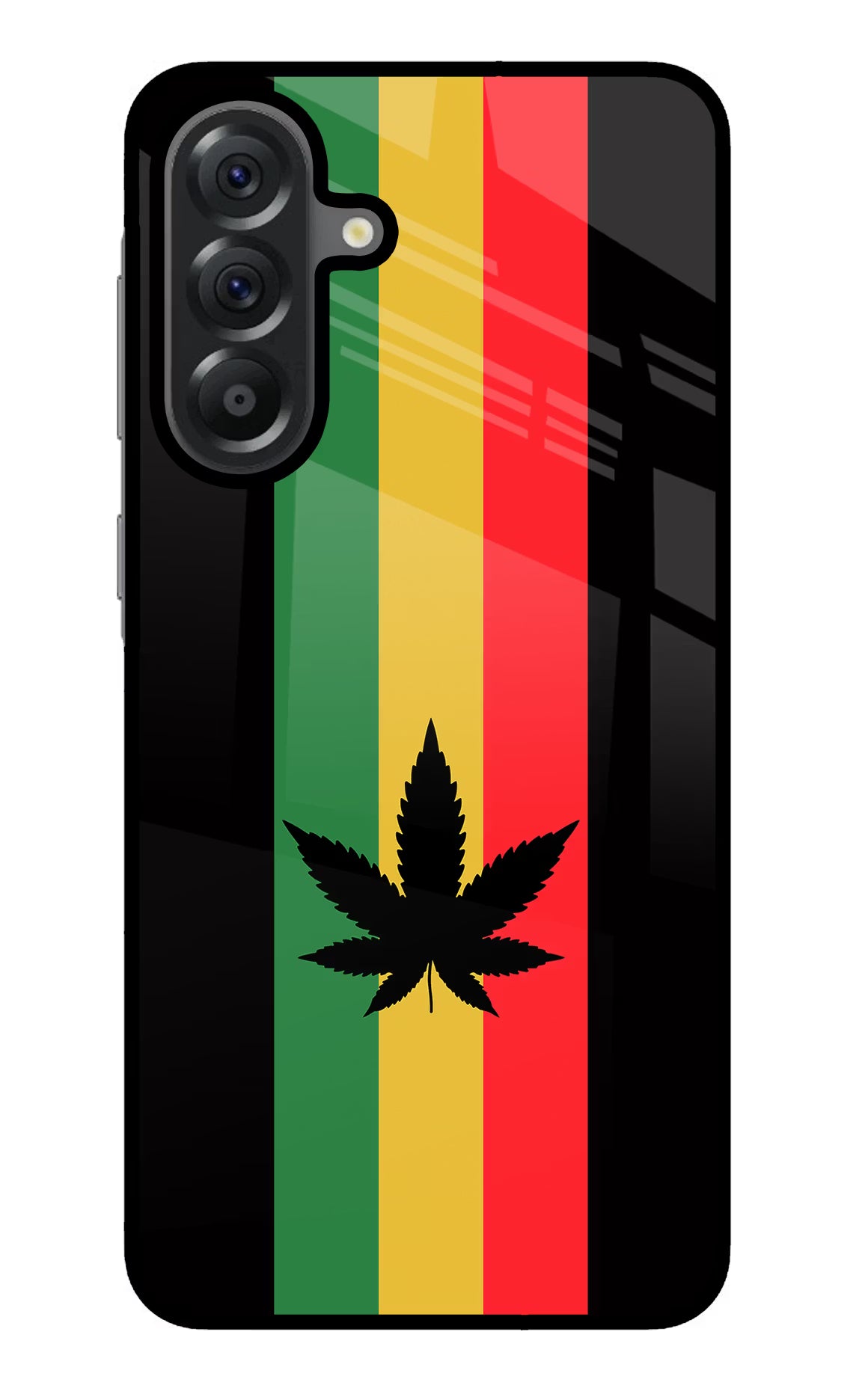 Weed Flag Samsung A56 5G Glass Case - Weed Flag Samsung A56 5G Glass Case Weed Flag Samsung A56 5G Glass Case