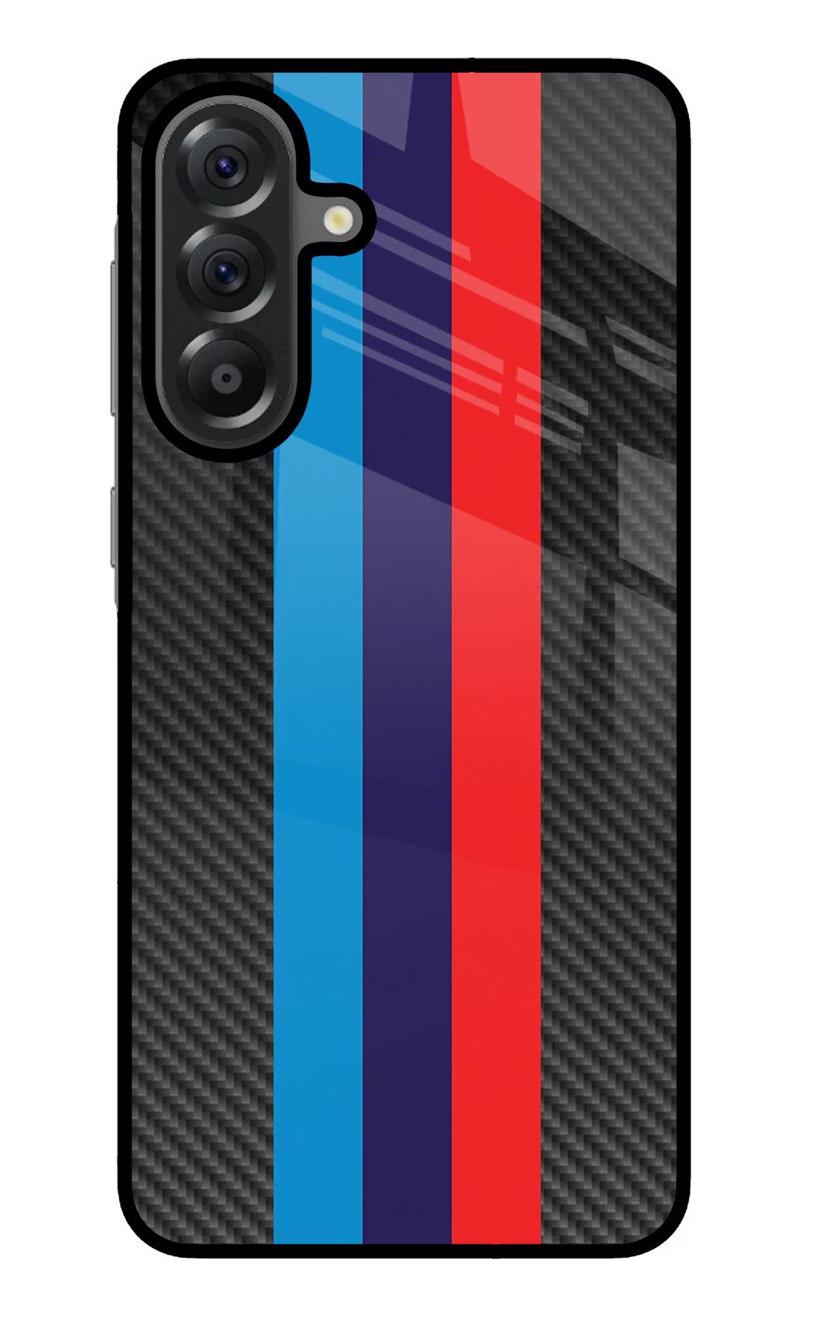 BMW Stripes Pattern Samsung A56 5G Glass Case - BMW Stripes Pattern Samsung A56 5G Glass Case BMW Stripes Pattern Samsung A56 5G Glass Case