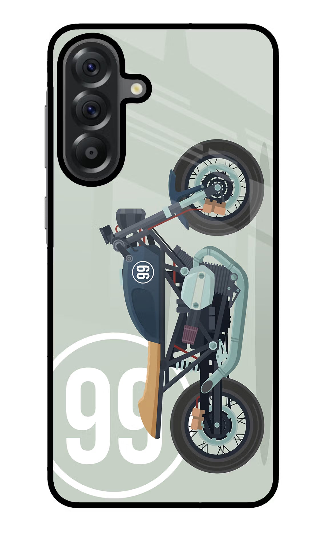 Classic Cafe Racer 99 Samsung A56 5G Glass Case - Classic Cafe Racer 99 Samsung A56 5G Glass Case Classic Cafe Racer 99 Samsung A56 5G Glass Case