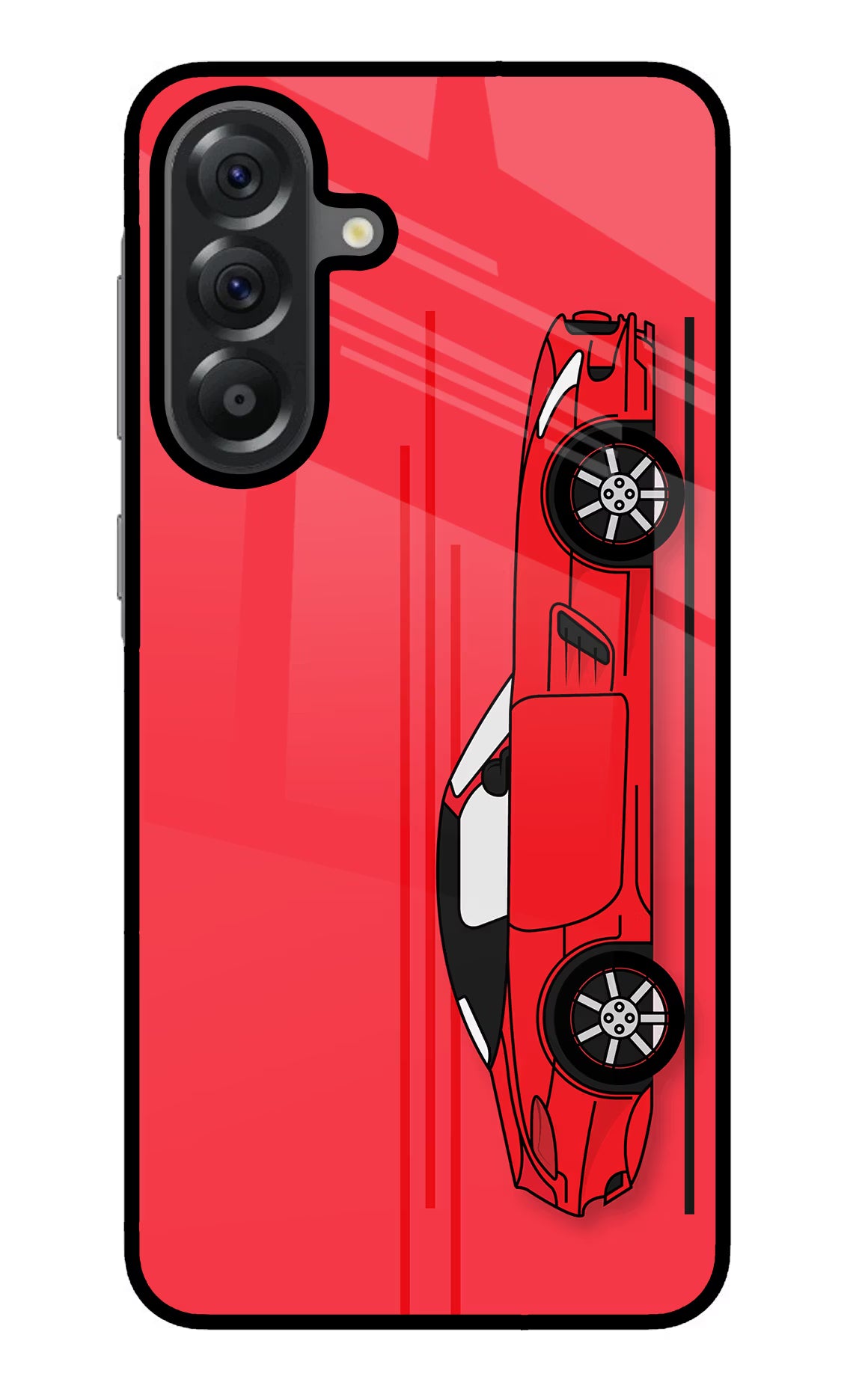 Red Velocity Samsung A56 5G Glass Case - Red Velocity Samsung A56 5G Glass Case Red Velocity Samsung A56 5G Glass Case